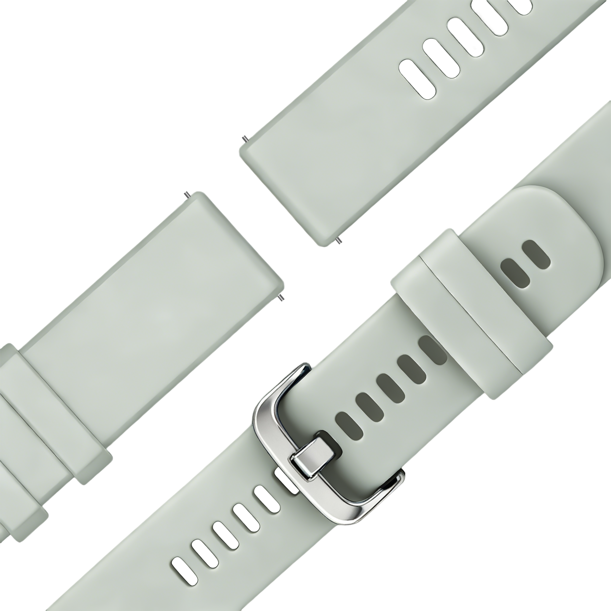 Bandz Garmin Venu 2s Silicone Strap 'Classic' (Light Green)