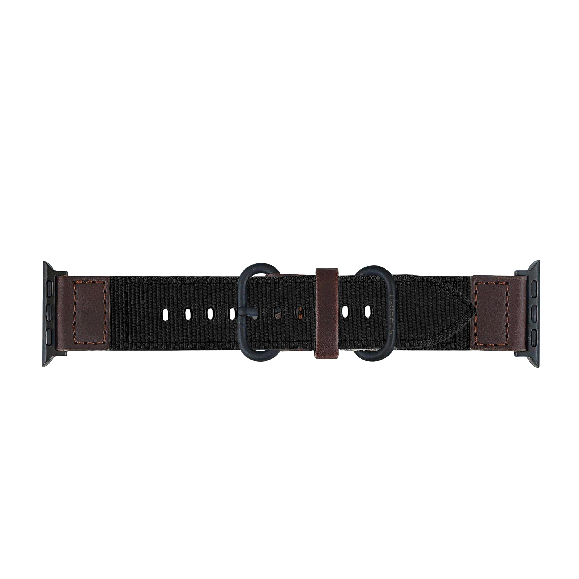 Apple Watch Canvas Armband (Schwarz)