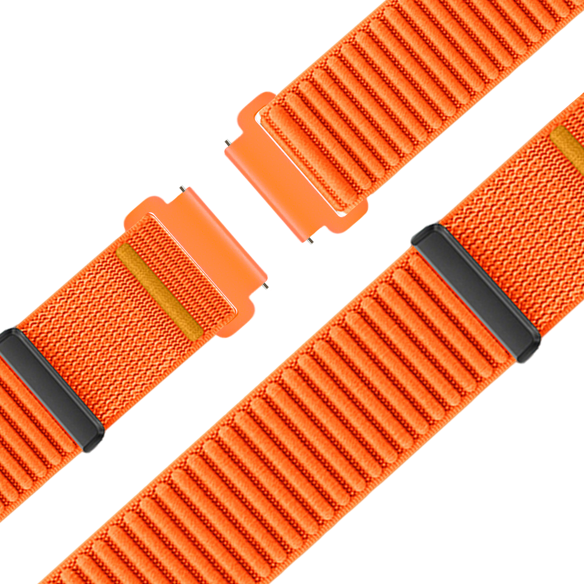 Bandz Garmin Venu 4 - 41mm Nylonarmband 'Wave' (Orange)