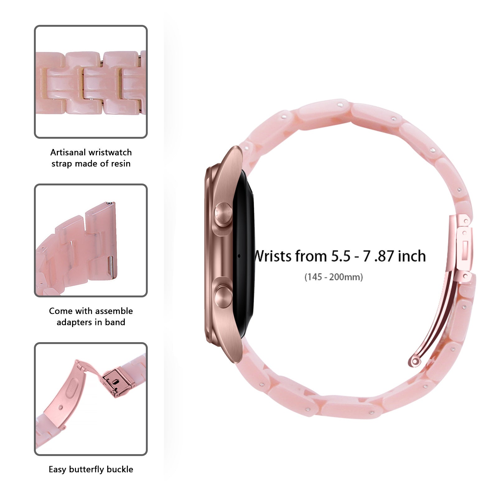 Amazfit Bip U (Pro) Kunstharz Armband (Rosa)
