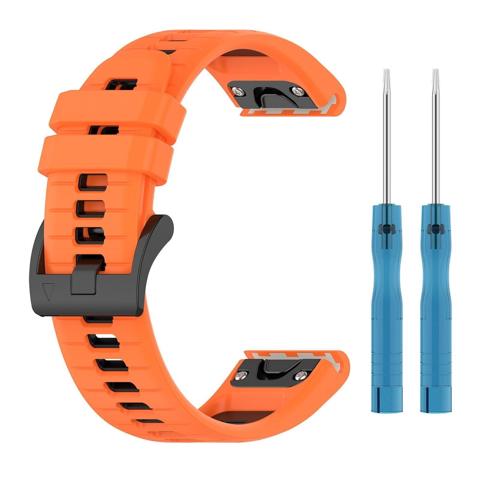 Garmin Approach S70 - 47mm Sportarmband mit Schnalle (Orange/Schwarz)