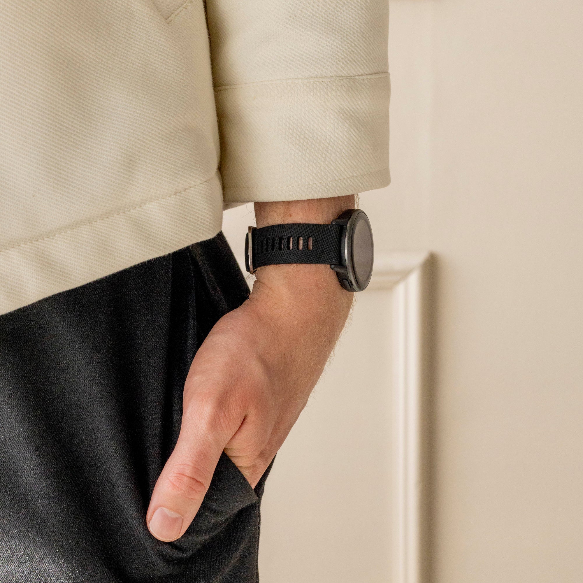 Garmin Forerunner 245 Silicone Strap (Black)