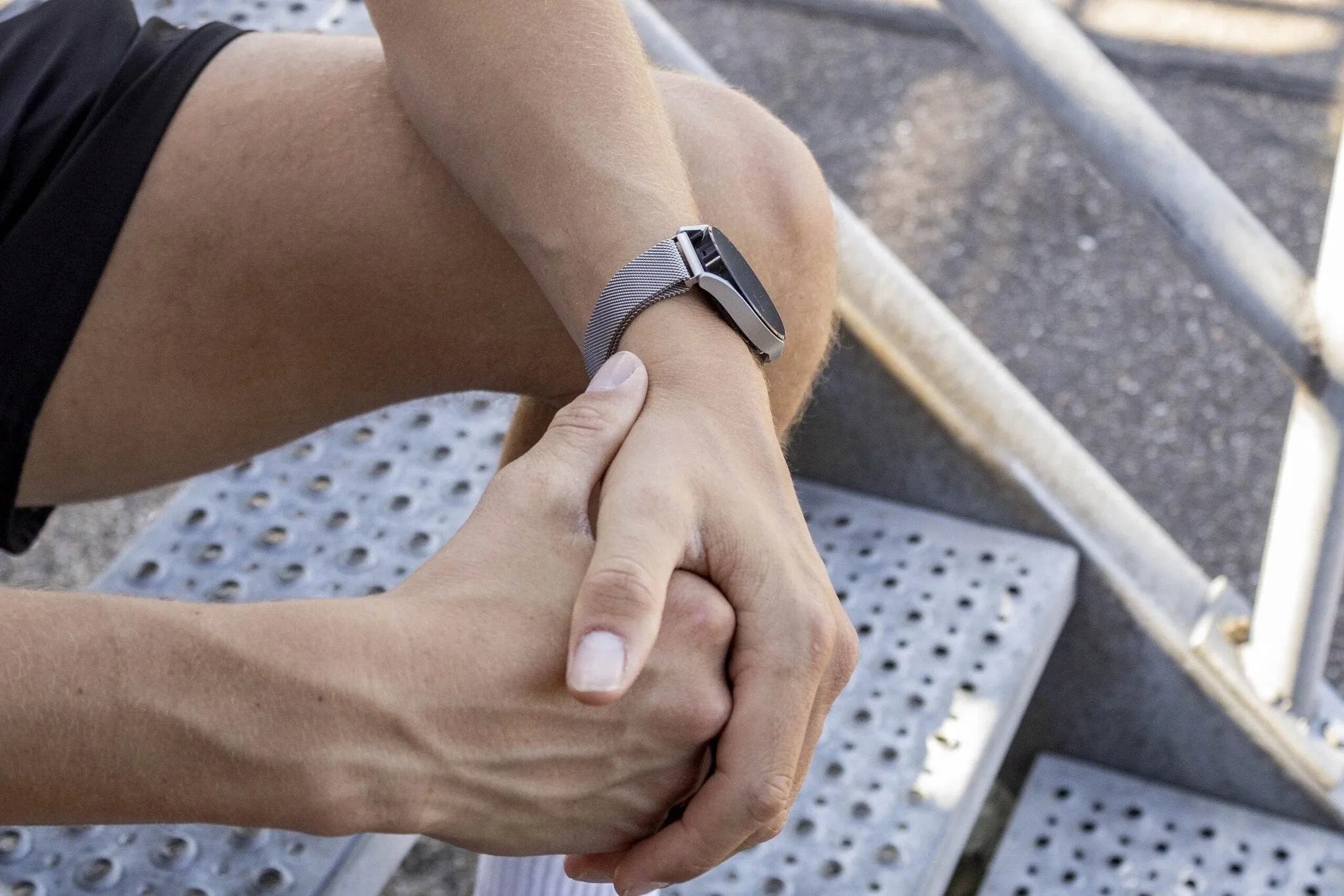 BALR Polar Pacer Milanese Armband (Silber)