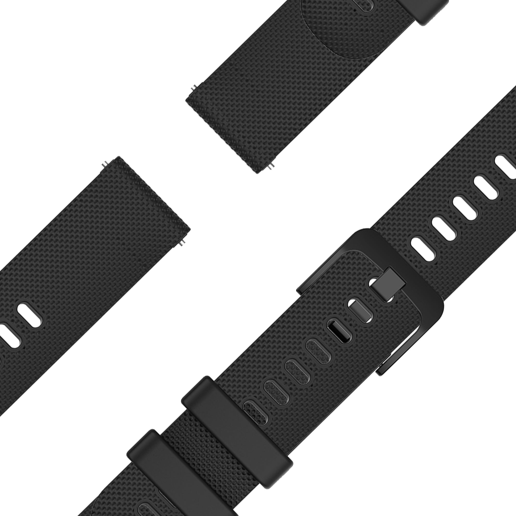 Bandz Garmin Forerunner 265 Silicone Strap 'Premium' (Black)