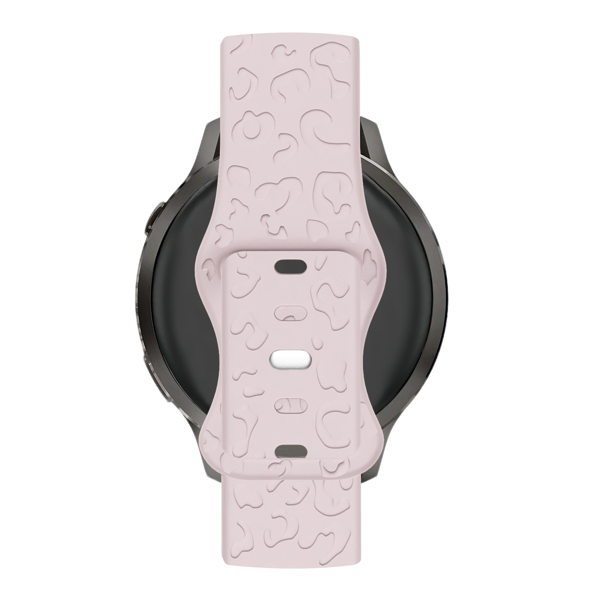 Bandz Garmin Vivoactive 4s Silikonarmband 'Leopard' (Rosa)