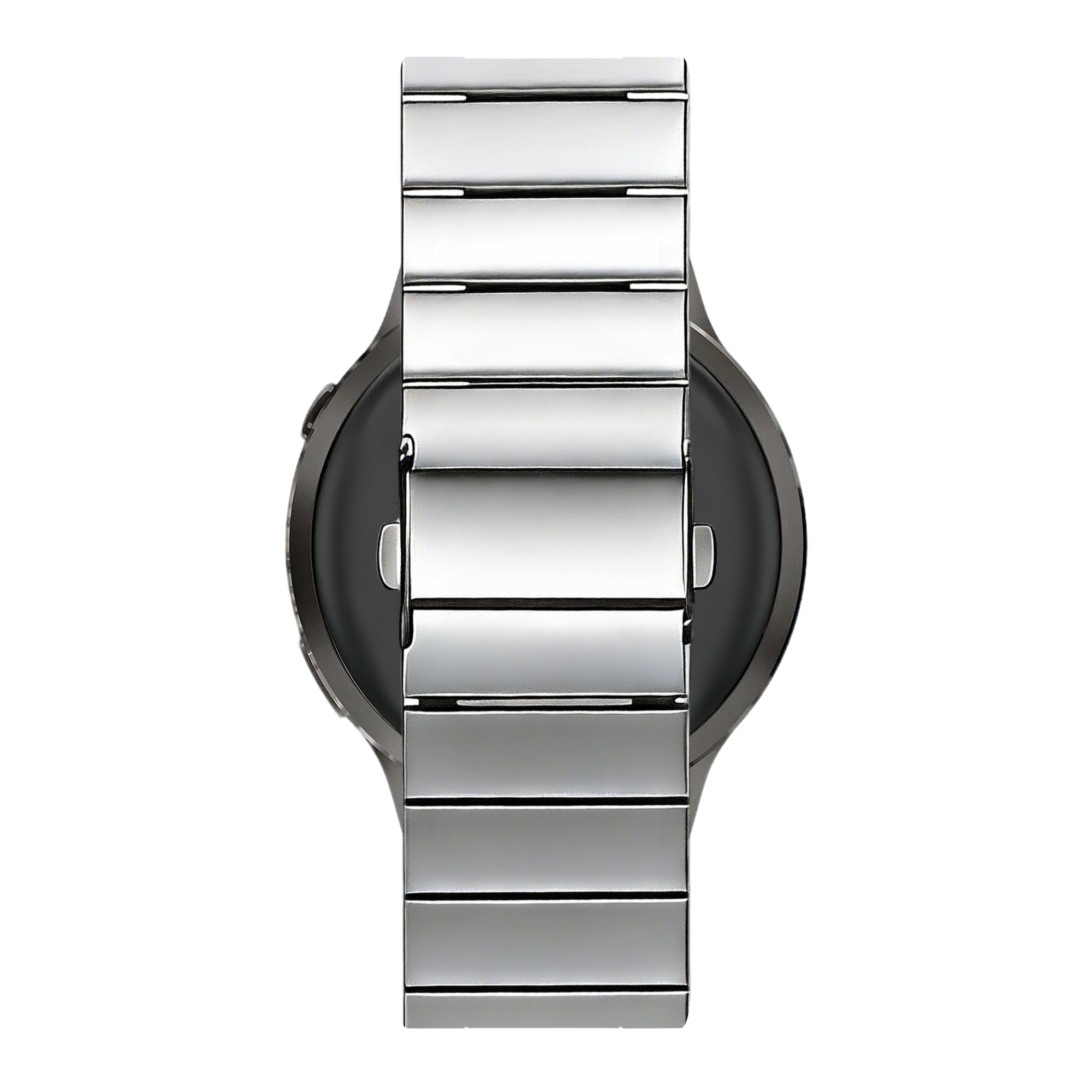 Bandz Garmin Forerunner 570 - 47mm Stahlarmband 'One Bead' (Silber)