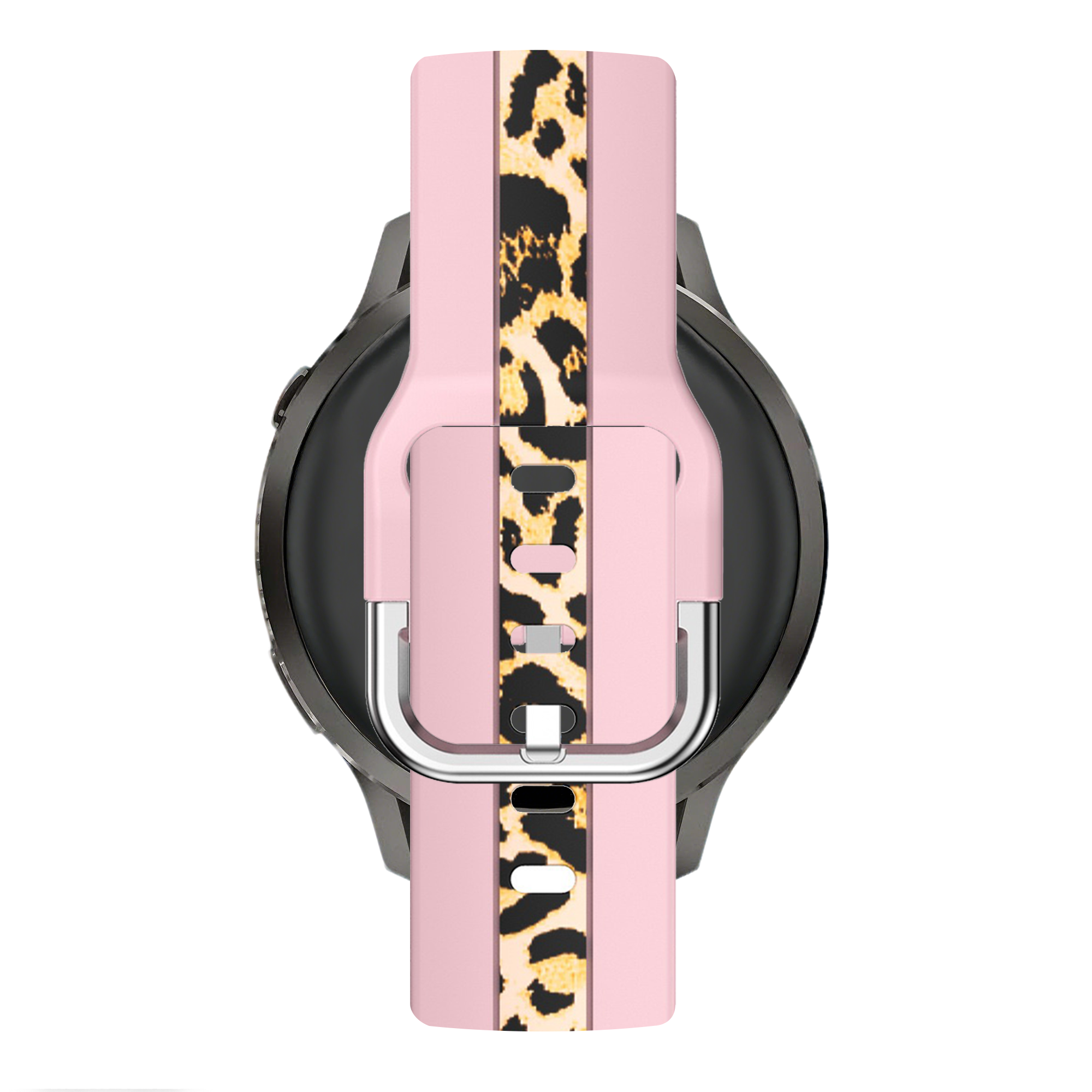 Bandz Gard Pro Health Smartwatch 3 - 41mm Dual Leopard Strap (Light Pink)