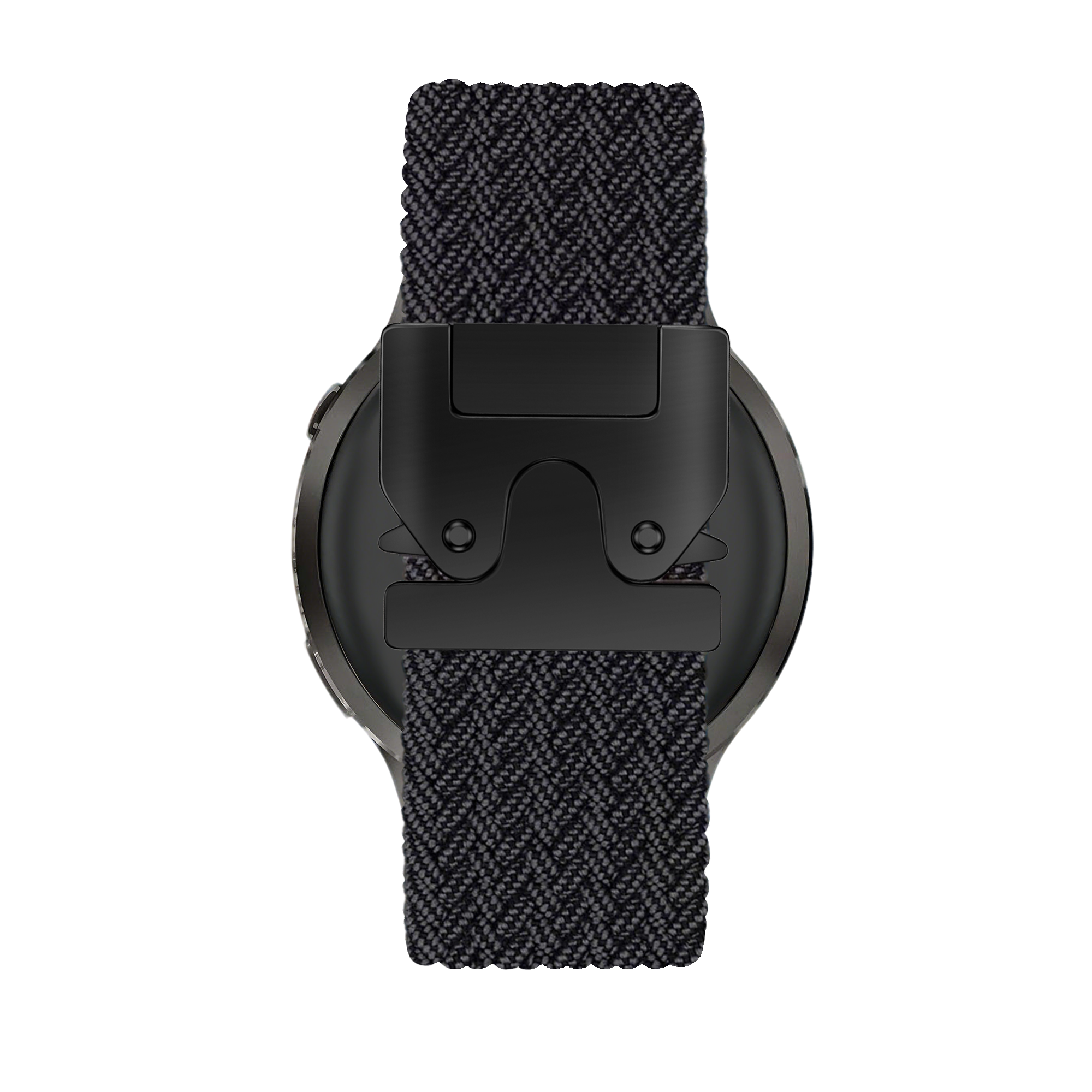 Bandz Garmin Forerunner 570 - 47mm Geflochtenes Armband 'Parachute' (Graphit)