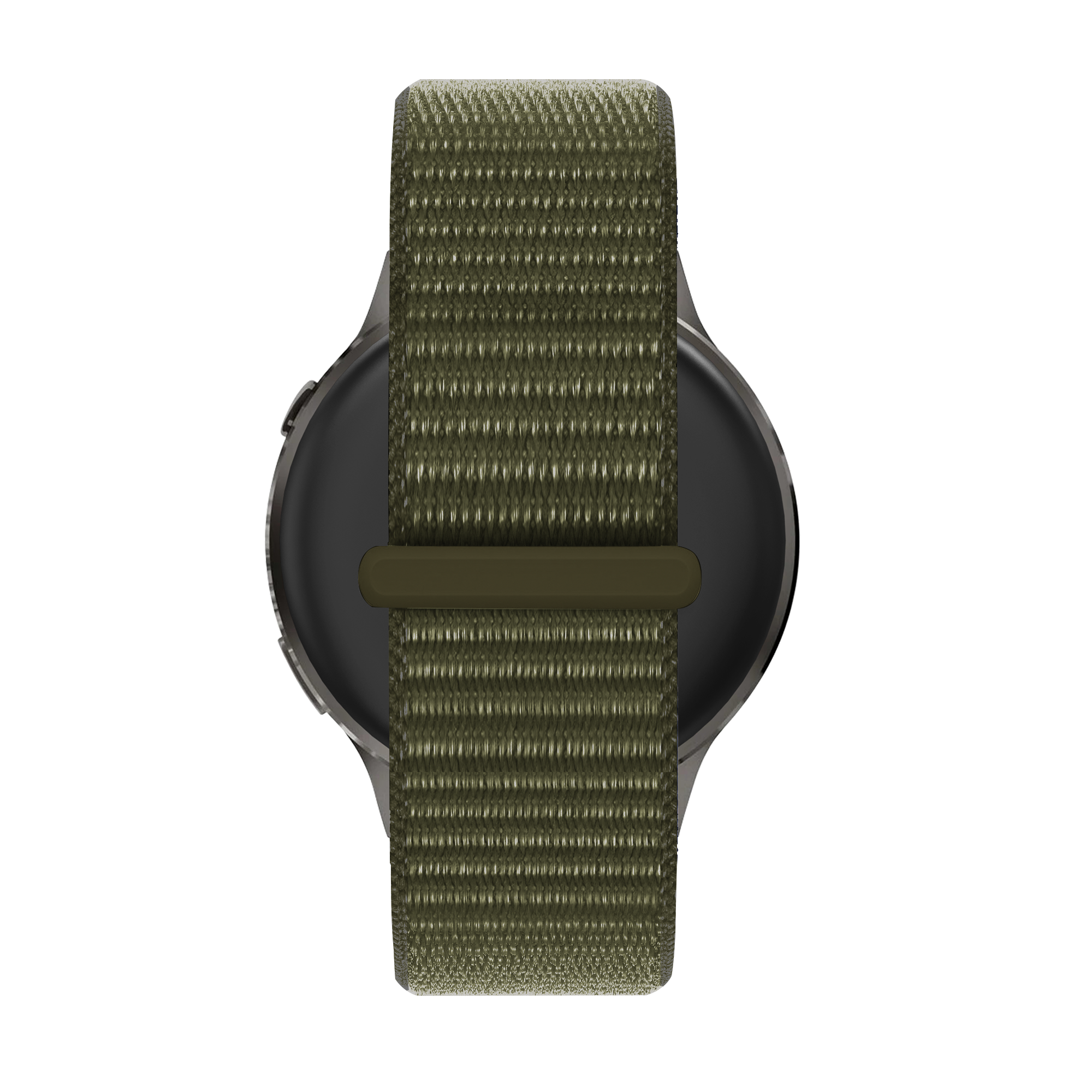 Bandz Garmin Vivomove Style Nylon Loop Armband (Olivgrün)