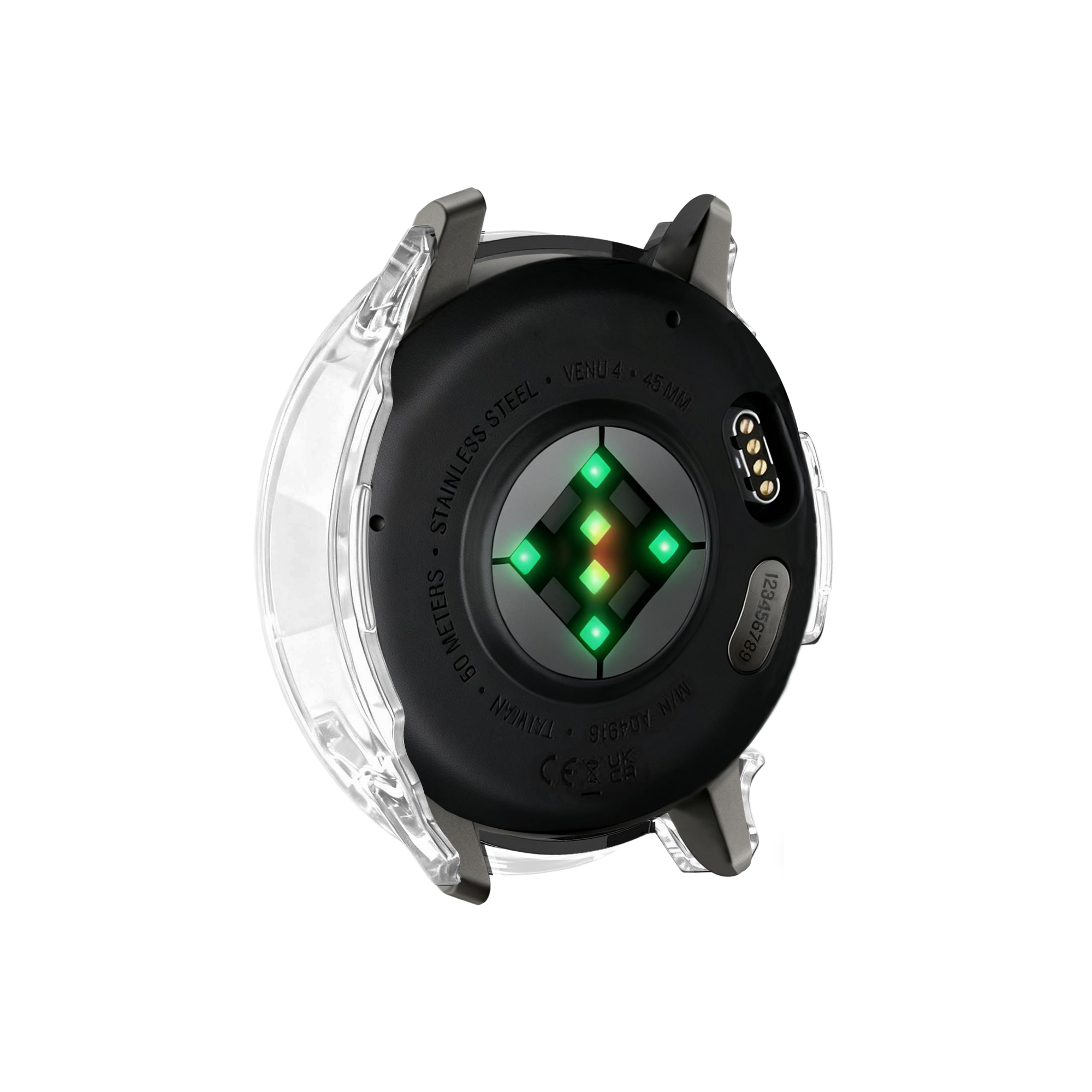 Bandz Garmin Venu 4 - 45mm PC Cover mit Glas (Transparent)