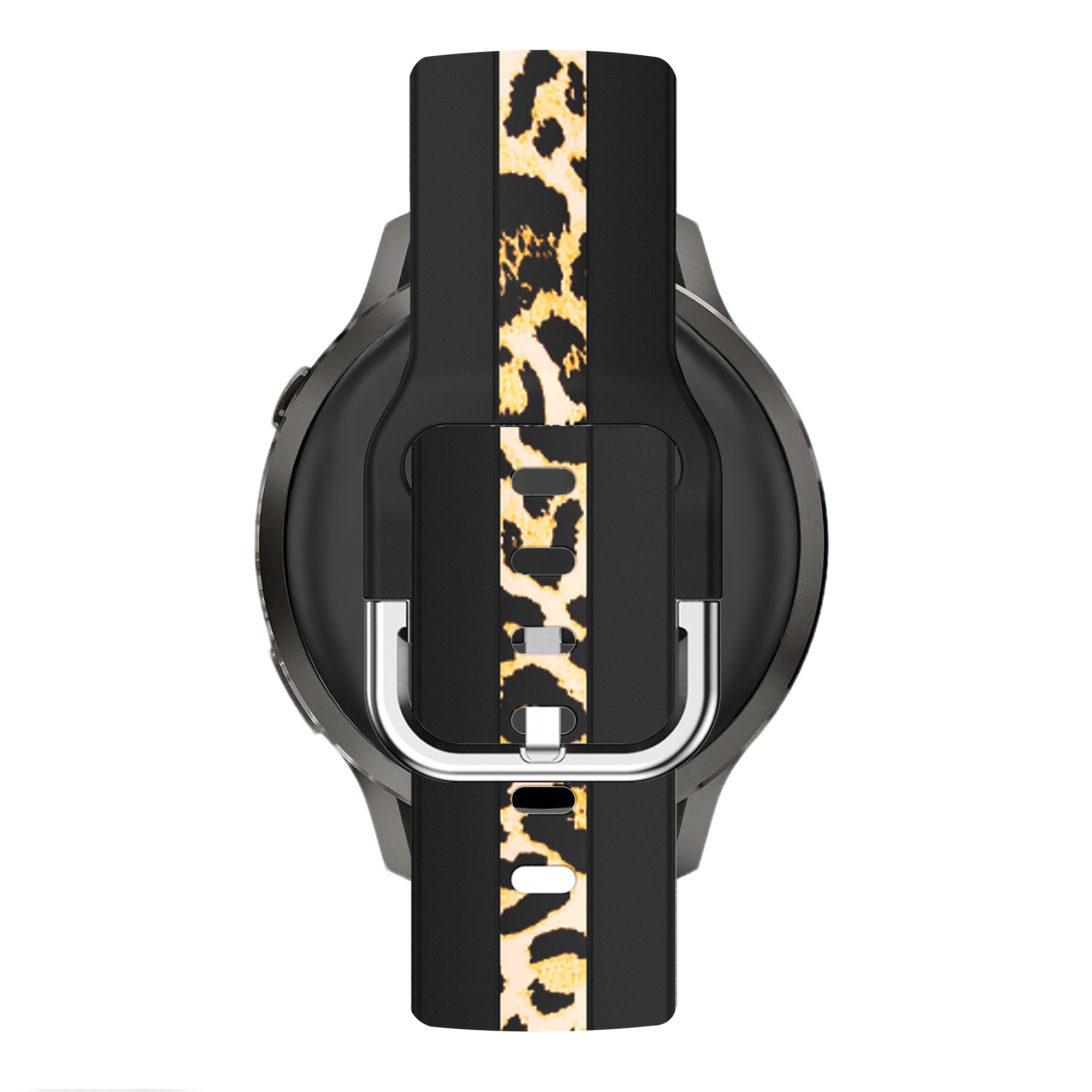 Bandz Gard Pro Health Smartwatch 3 - 41mm Dual Leopard Strap (Black)