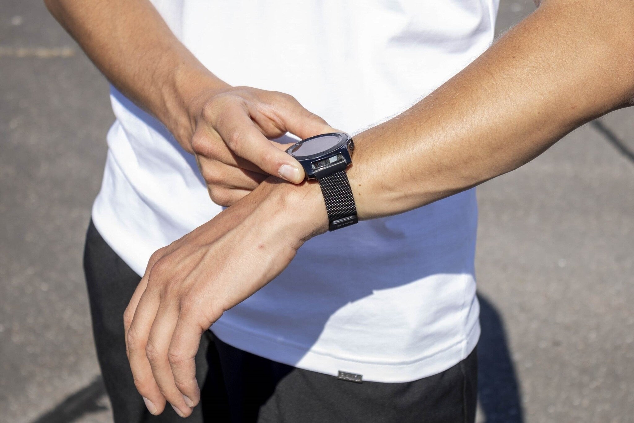 BALR Amazfit Bip 3 (Pro) Milanese Armband (Schwarz)