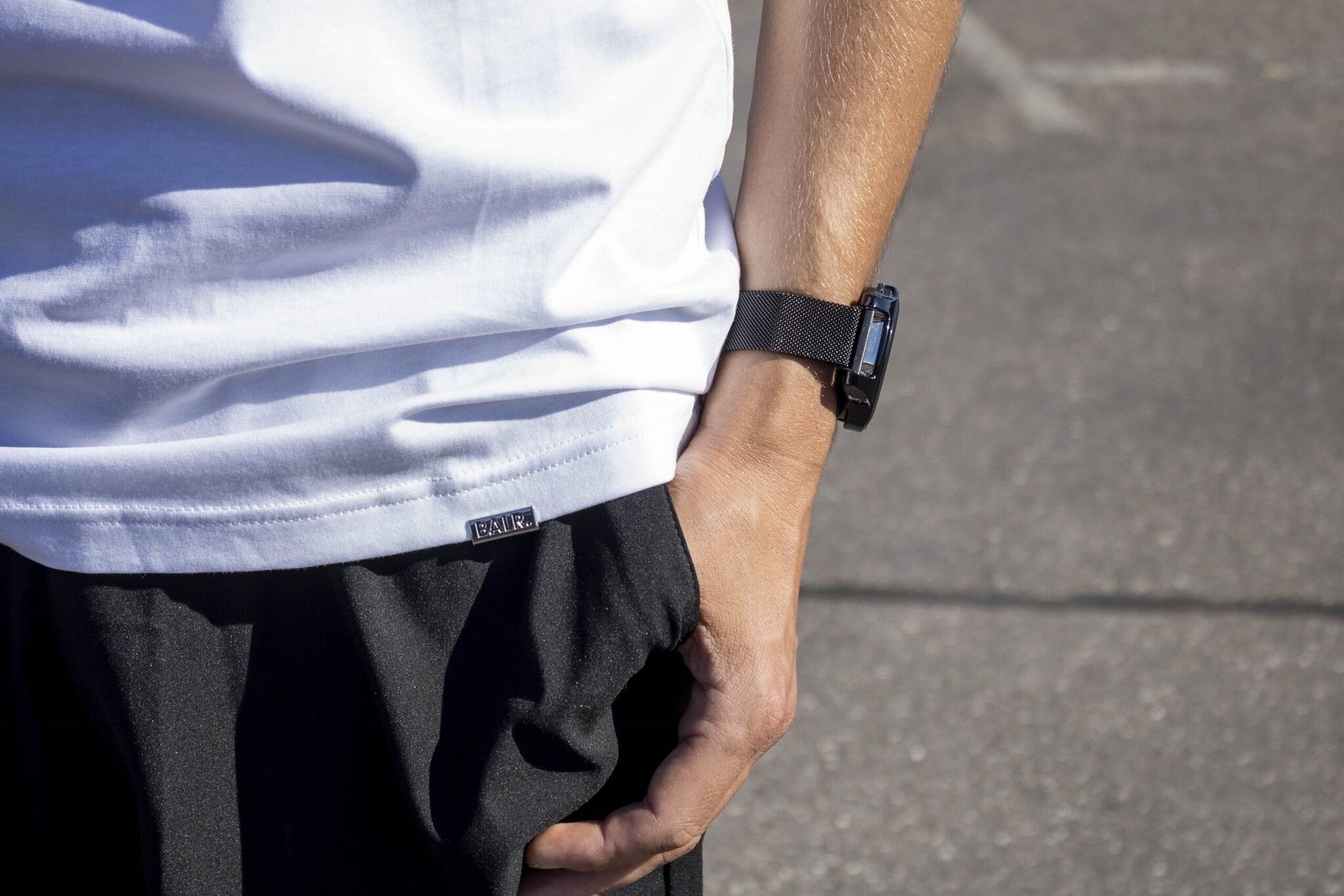 BALR Amazfit Bip 3 (Pro) Milanese Armband (Schwarz)