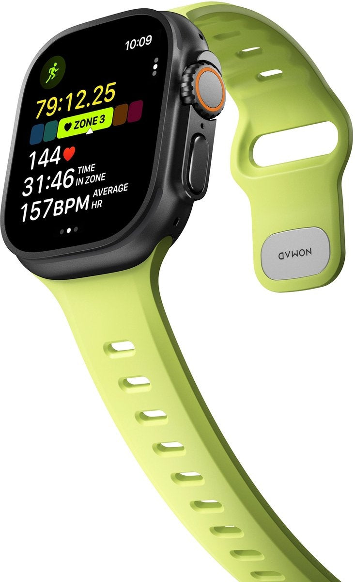 Nomad Apple Watch Silikon Tempo Armband (Limette)