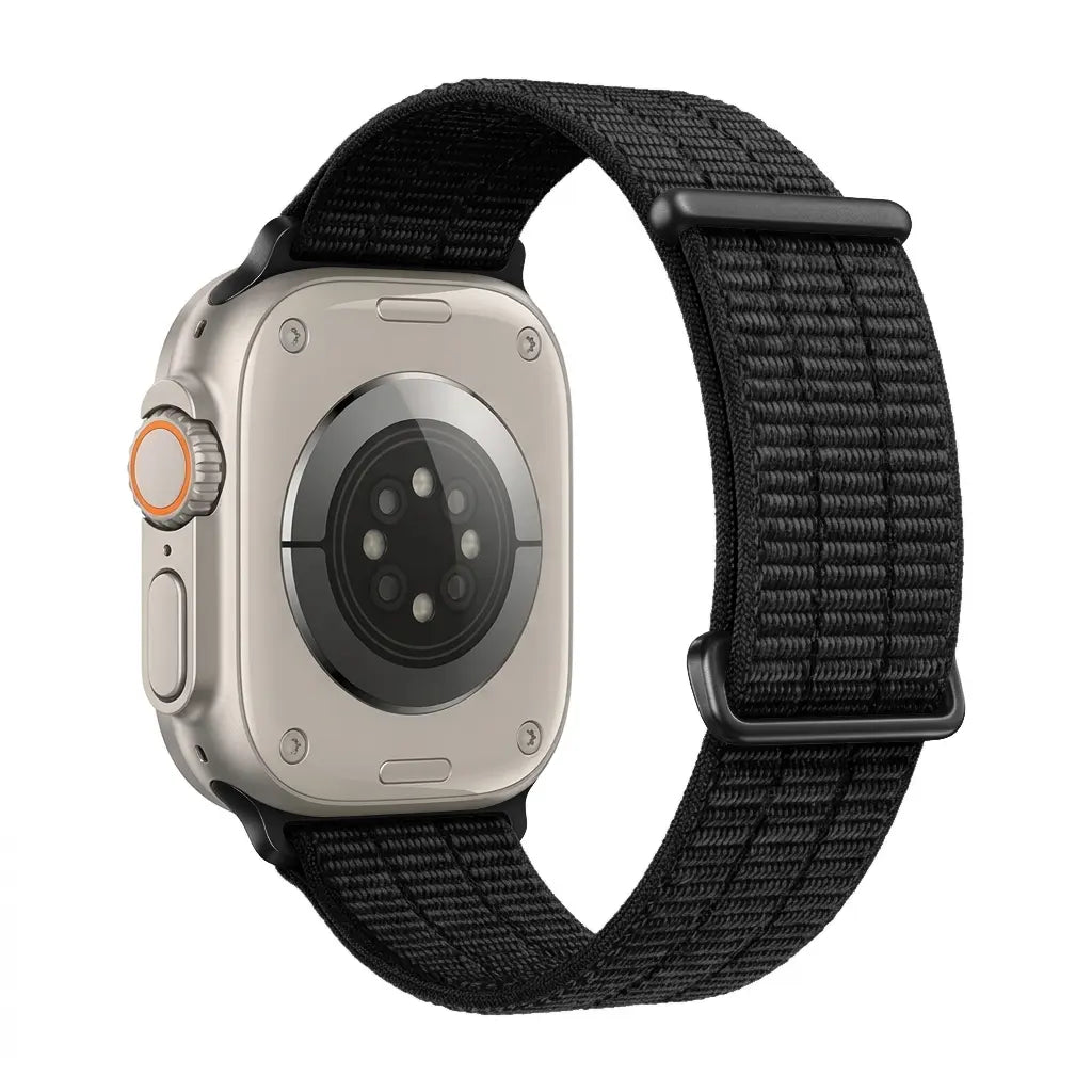 Apple Watch Nylon Air Armband (Schwarz)