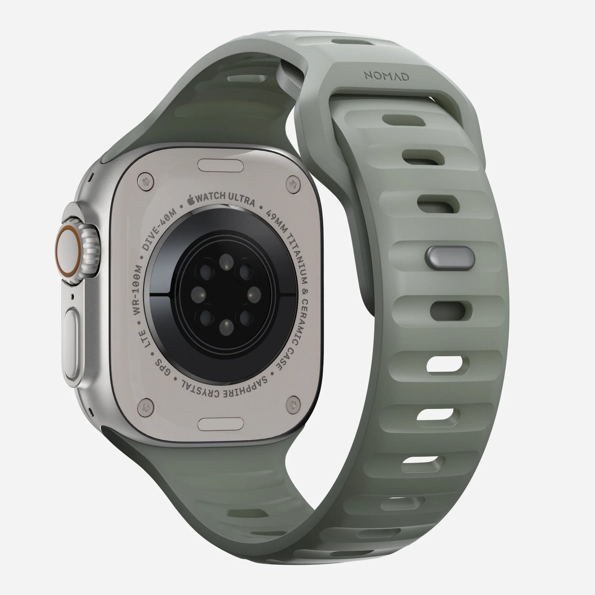 Nomad Sport Apple Watch Silikonarmband (Coastal Rock)