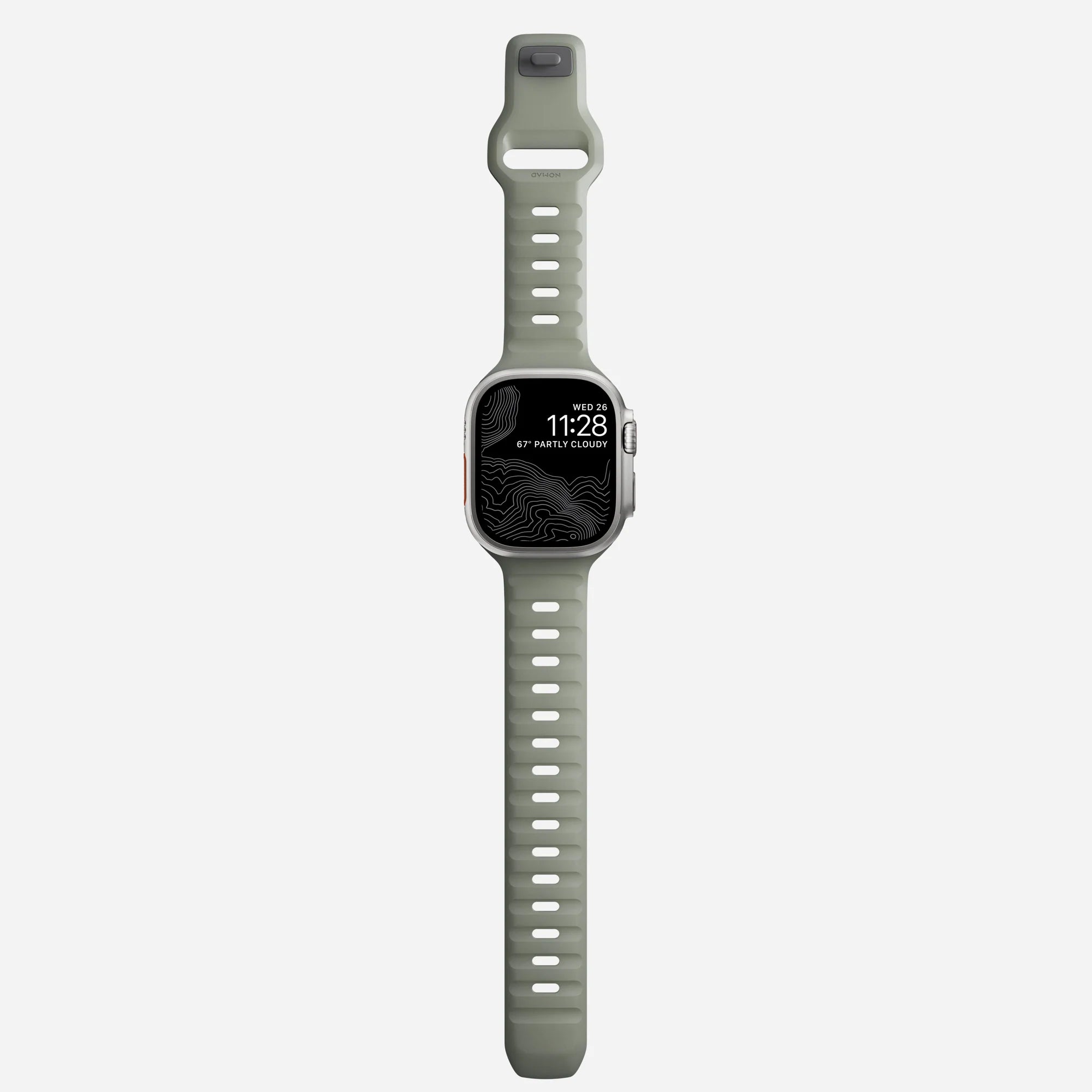 Nomad Sport Apple Watch Silicone Strap (Coastal Rock)