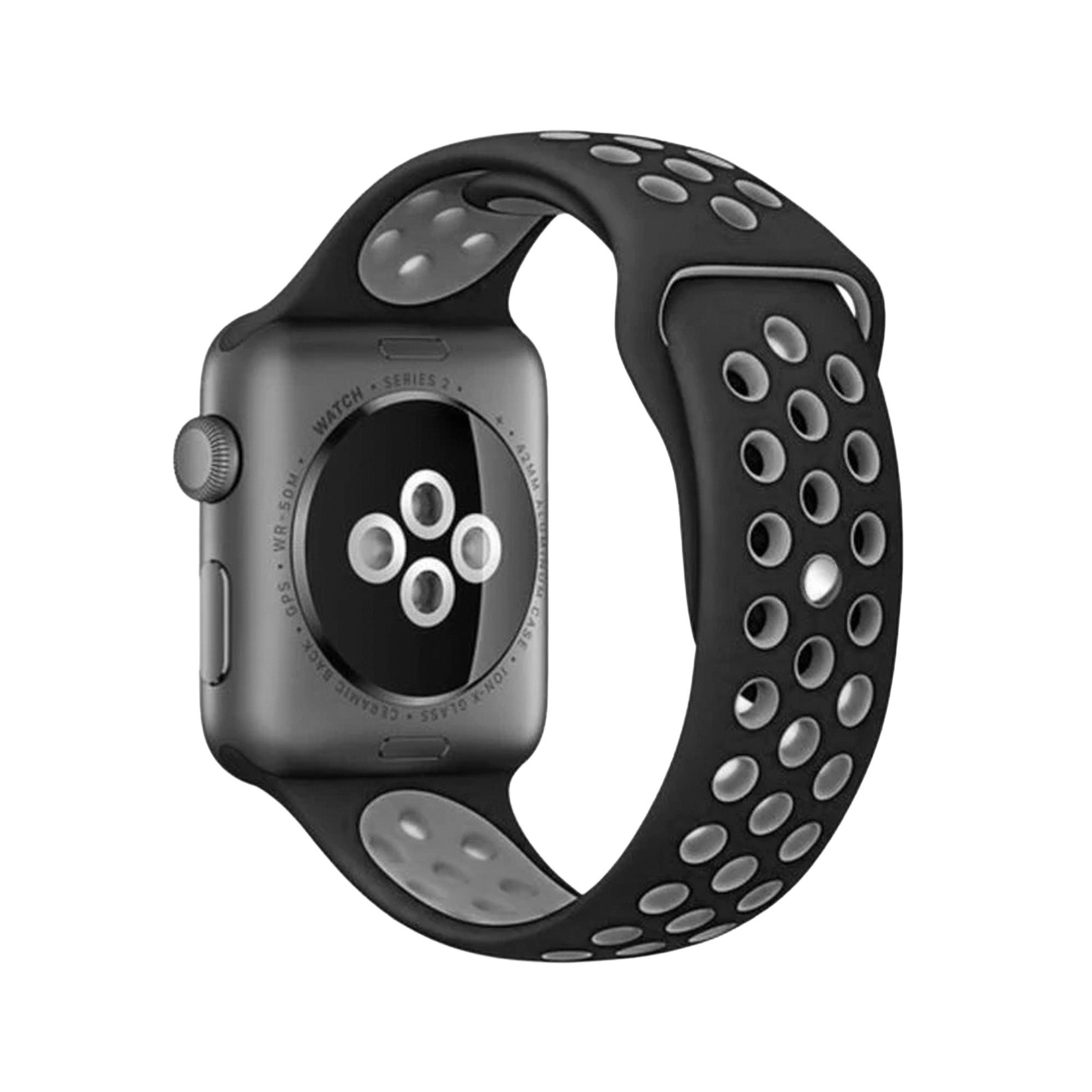 Apple Watch Sport Strap (Black/Grey)