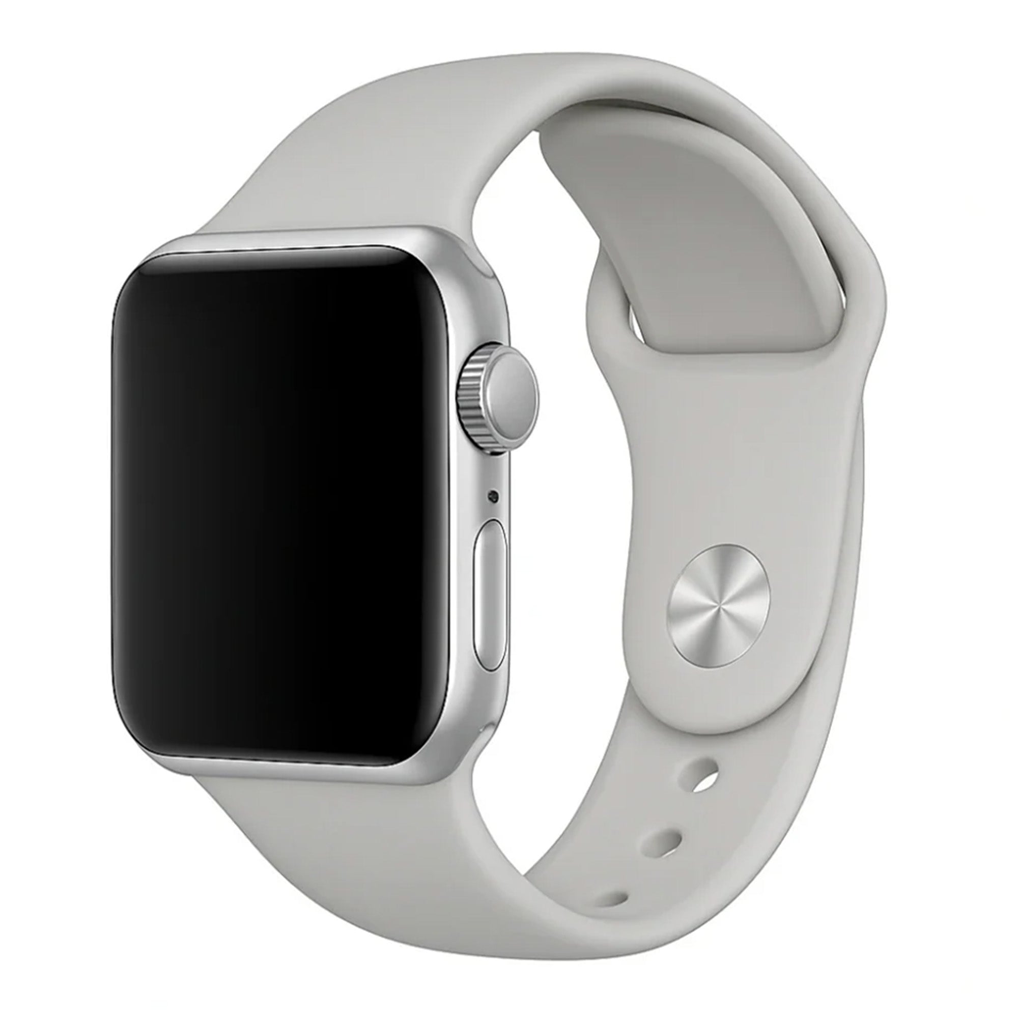 Apple Watch Silikonarmband (Grau)