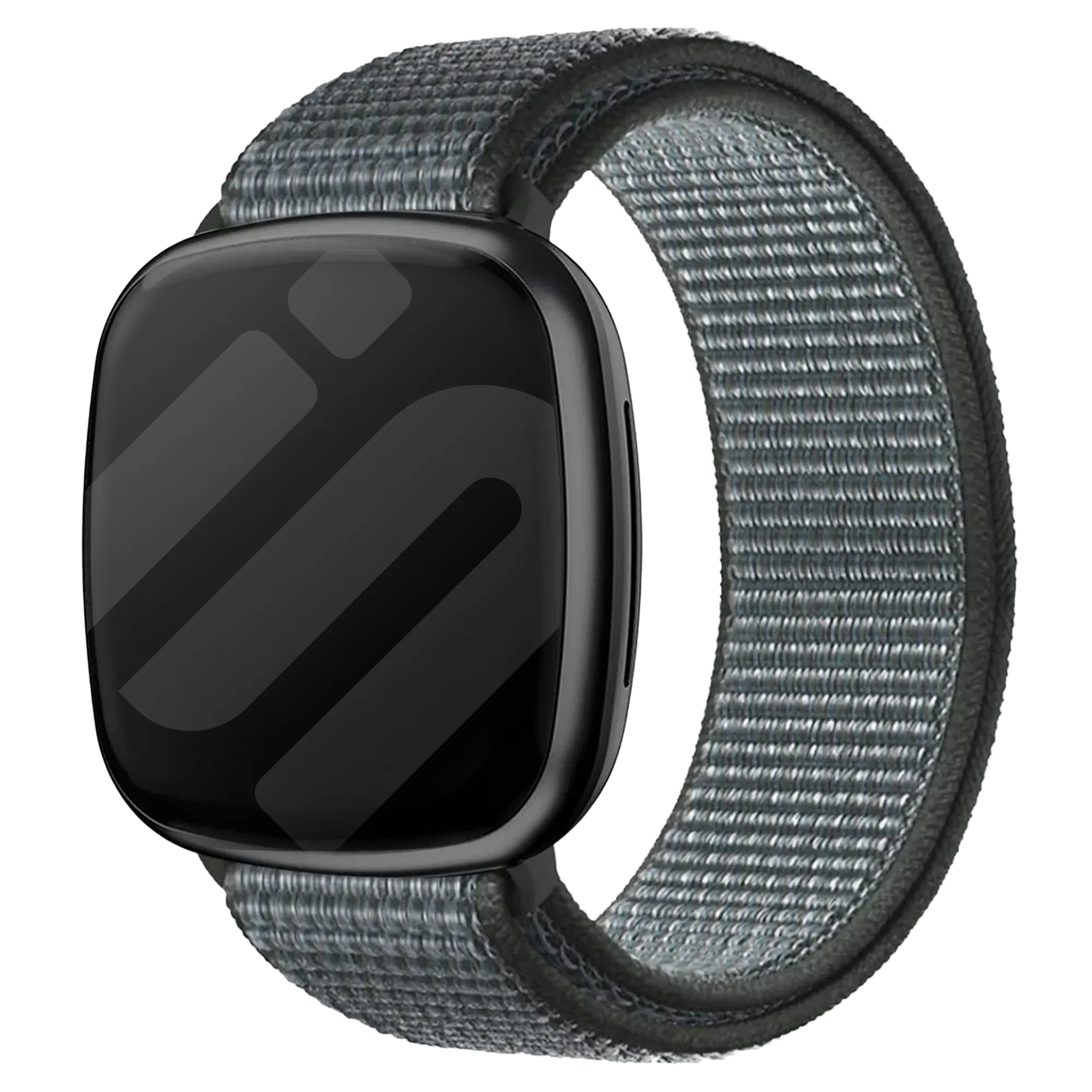 Fitbit Sense Nylonarmband (Grau-grün)