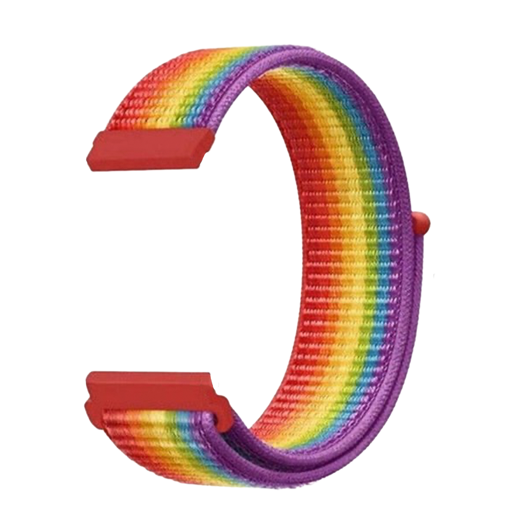 Fitbit Versa 3 Nylonarmband (Regenbogen)