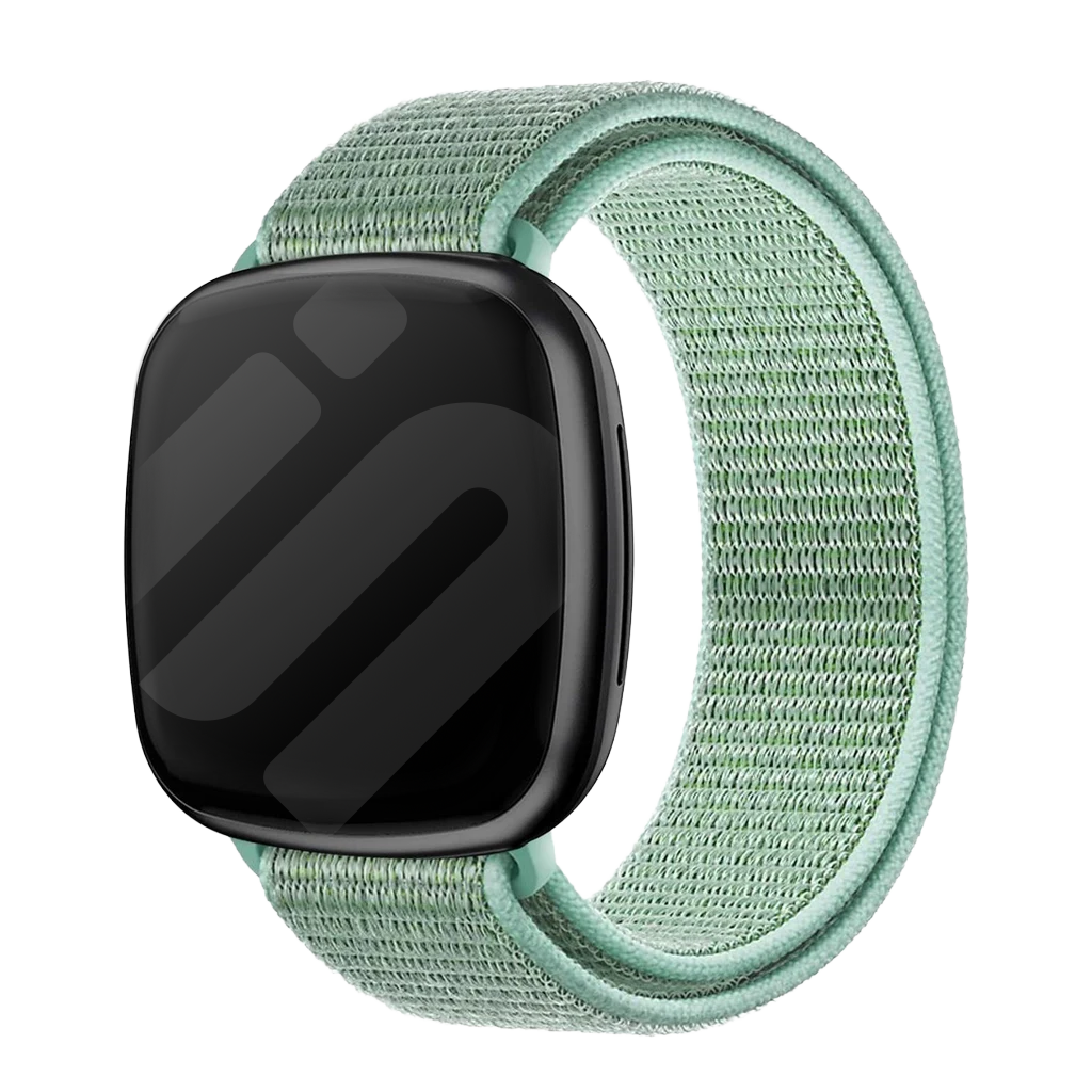 Fitbit Versa 3 Nylonarmband (Mintgrün)