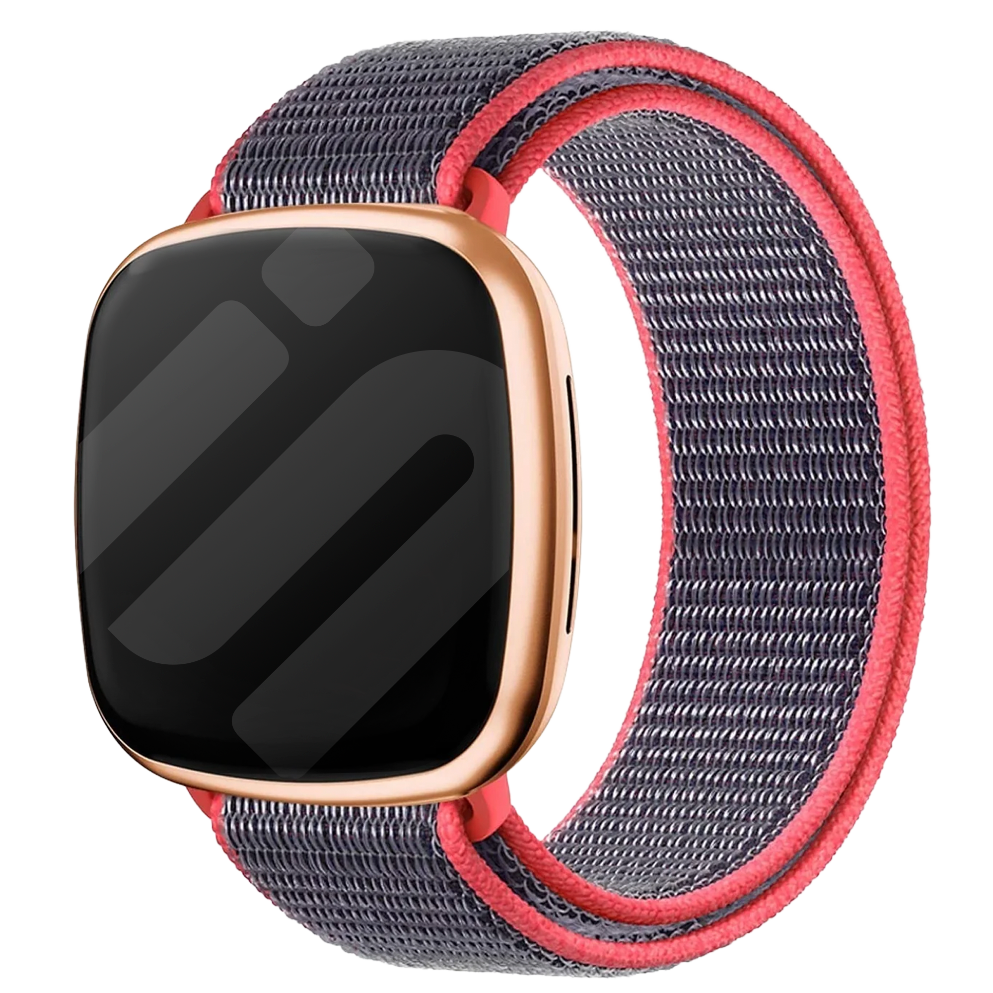 Fitbit Versa 3 Nylonarmband (Helles Pulver)