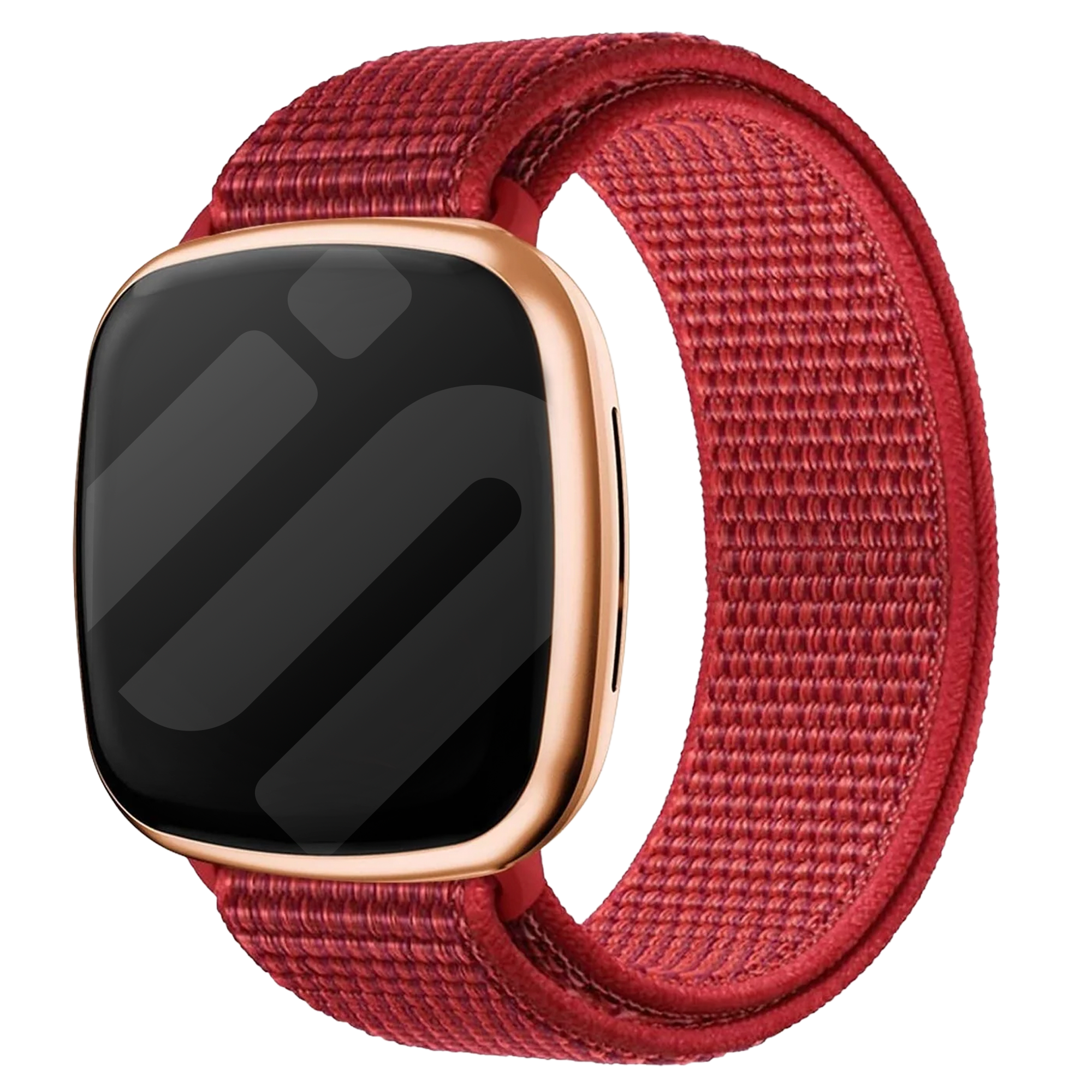 Fitbit Versa 3 Nylonarmband (Rot)