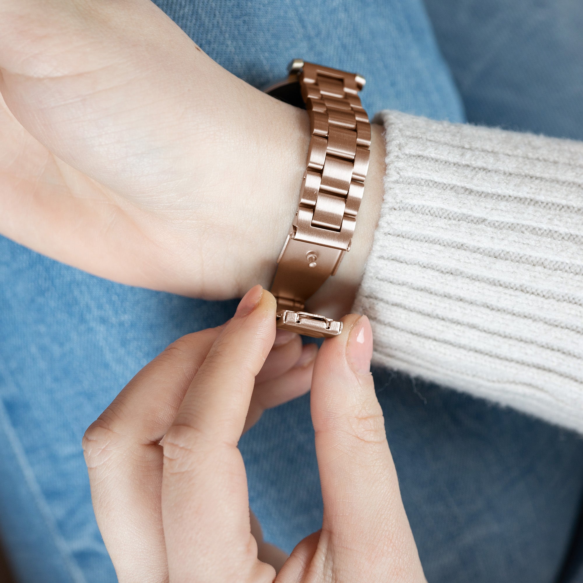 Garmin Lily Stahlarmband (Roségold)