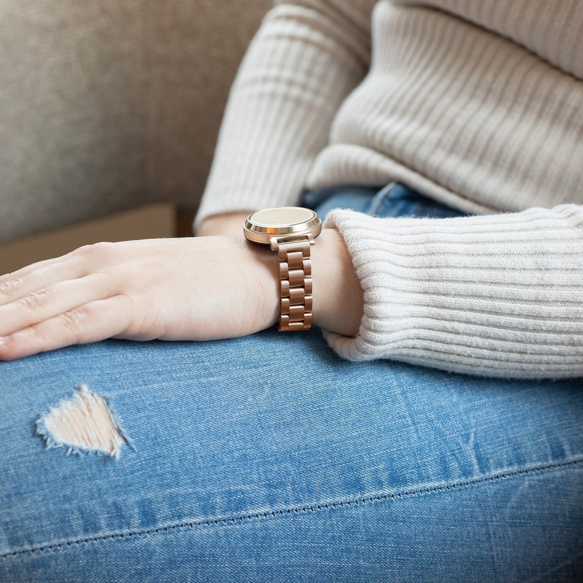 Garmin Lily Stahlarmband (Roségold)