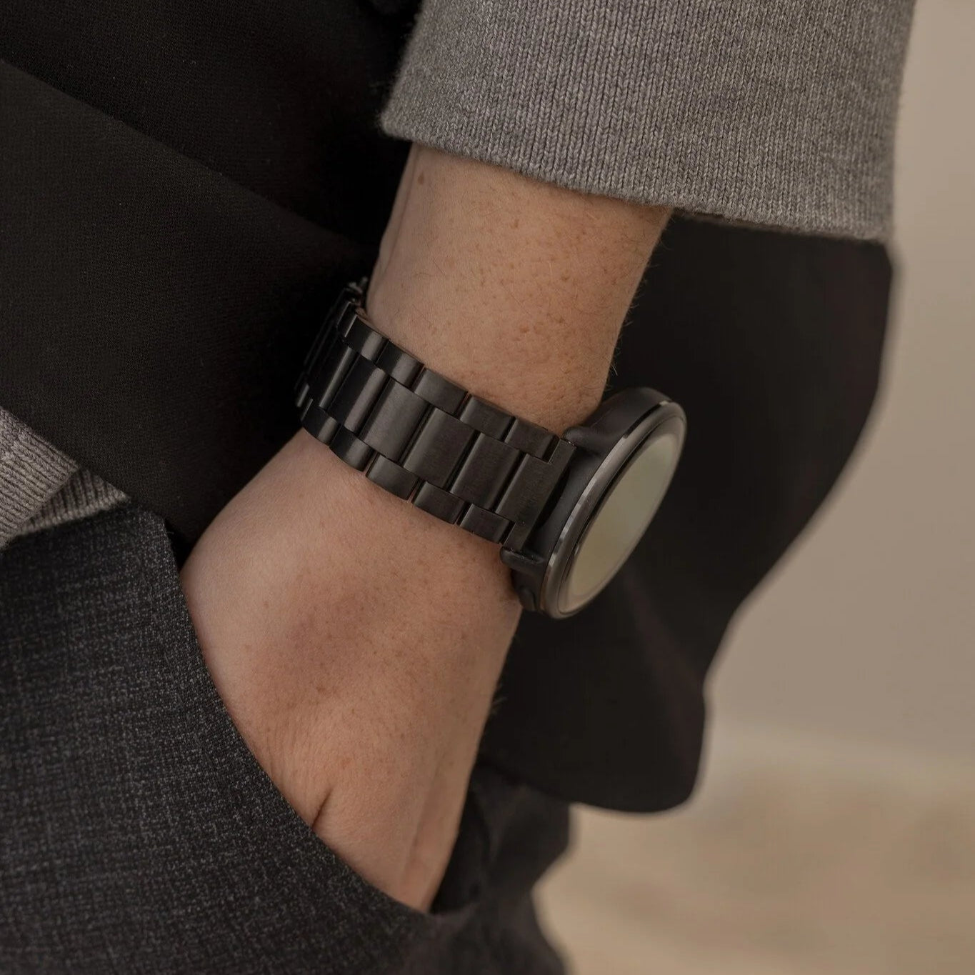 Samsung Gear Sport Steel Strap (Black)