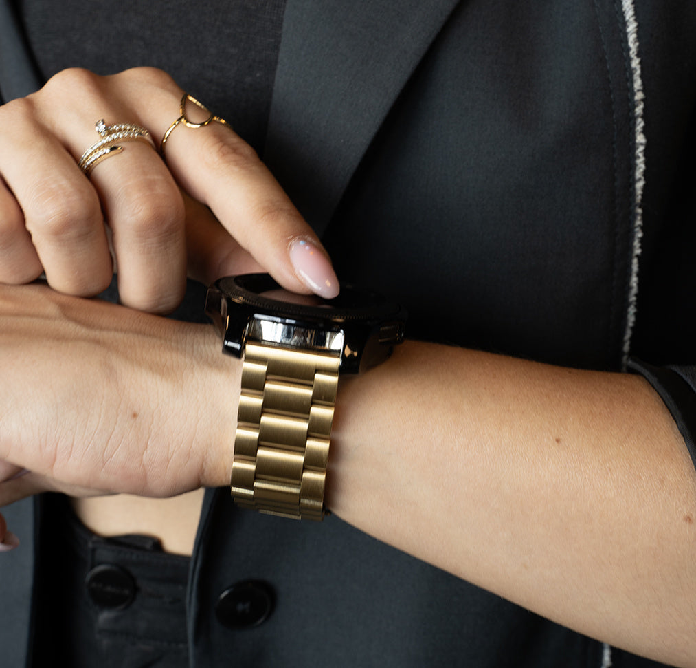 Garmin Vivomove Trend Stahlarmband (Gold)