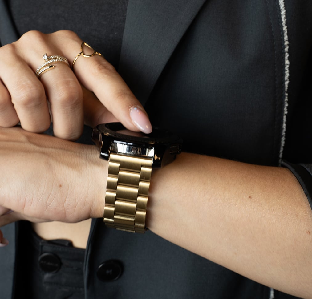 Redmi Watch 5 Active Steel Strap (Gold)