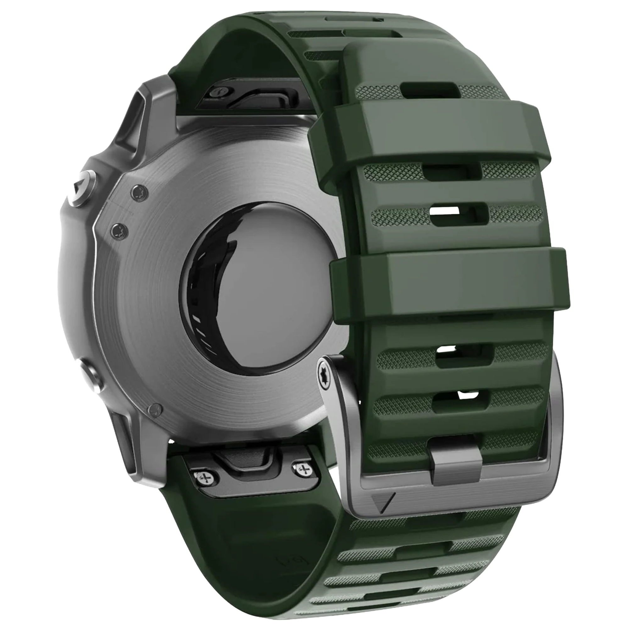 Garmin Instinct 3 - 50mm Silikonarmband (Dunkelgrün)