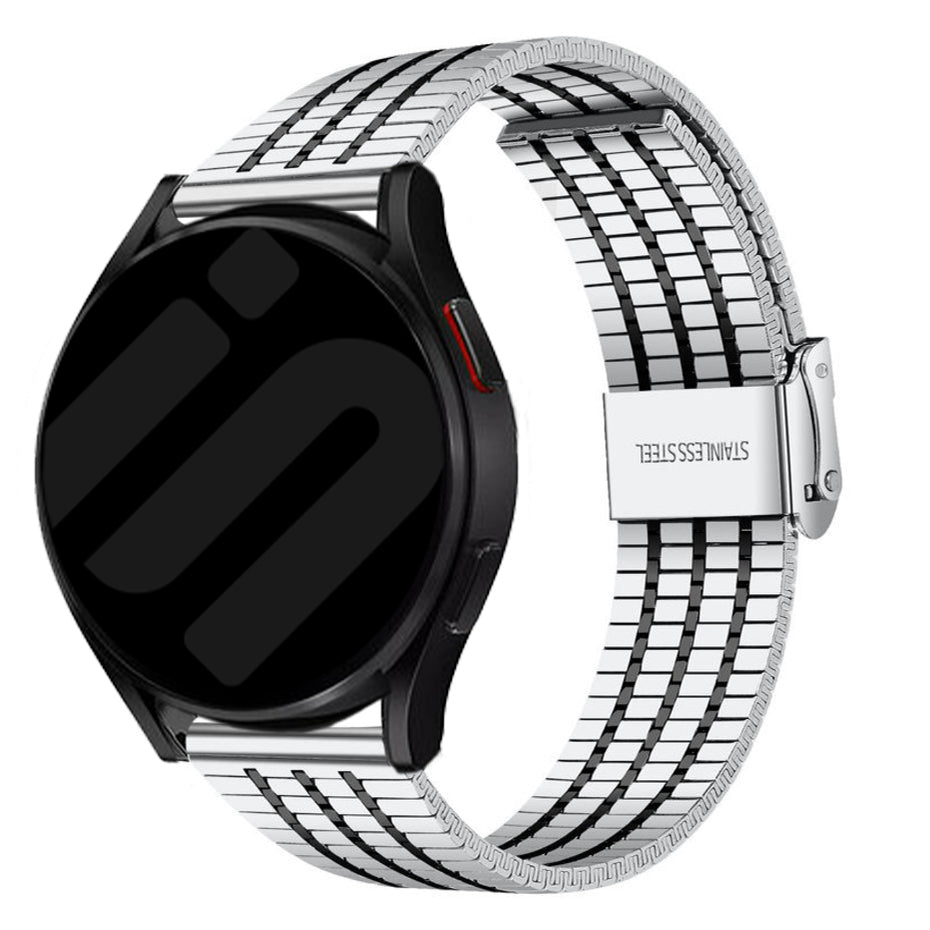 Coros Apex 42mm Fine Steel Strap (Silver/Black)