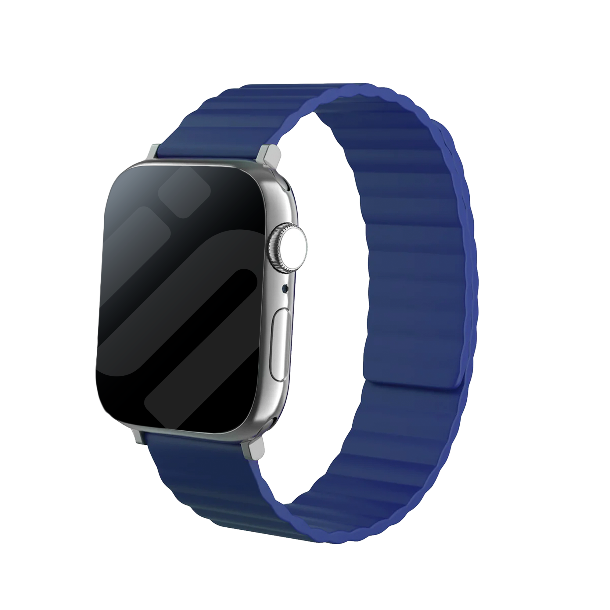 Apple Watch Magnetisches Silikonarmband (Blau)