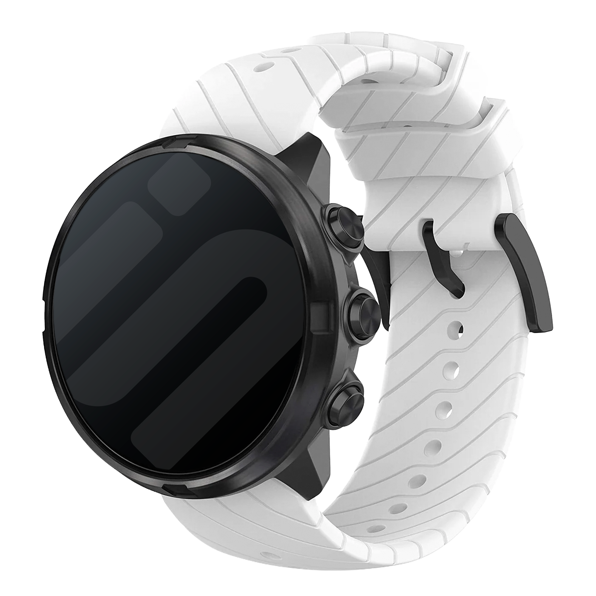 Suunto 9 (Baro) Silikonarmband (Weiß)