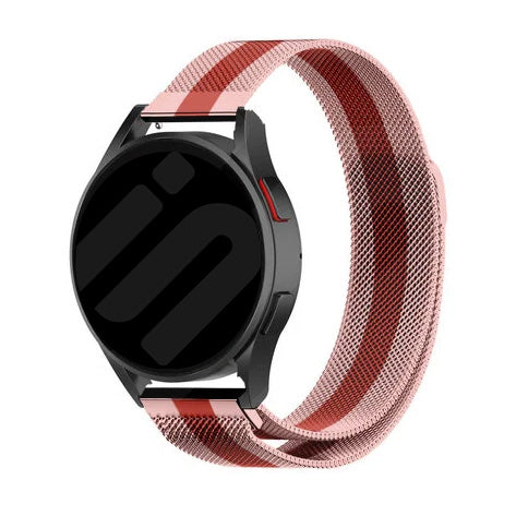 Withings ScanWatch 2 - 42mm Milanese Armband (Rosa/Rot)