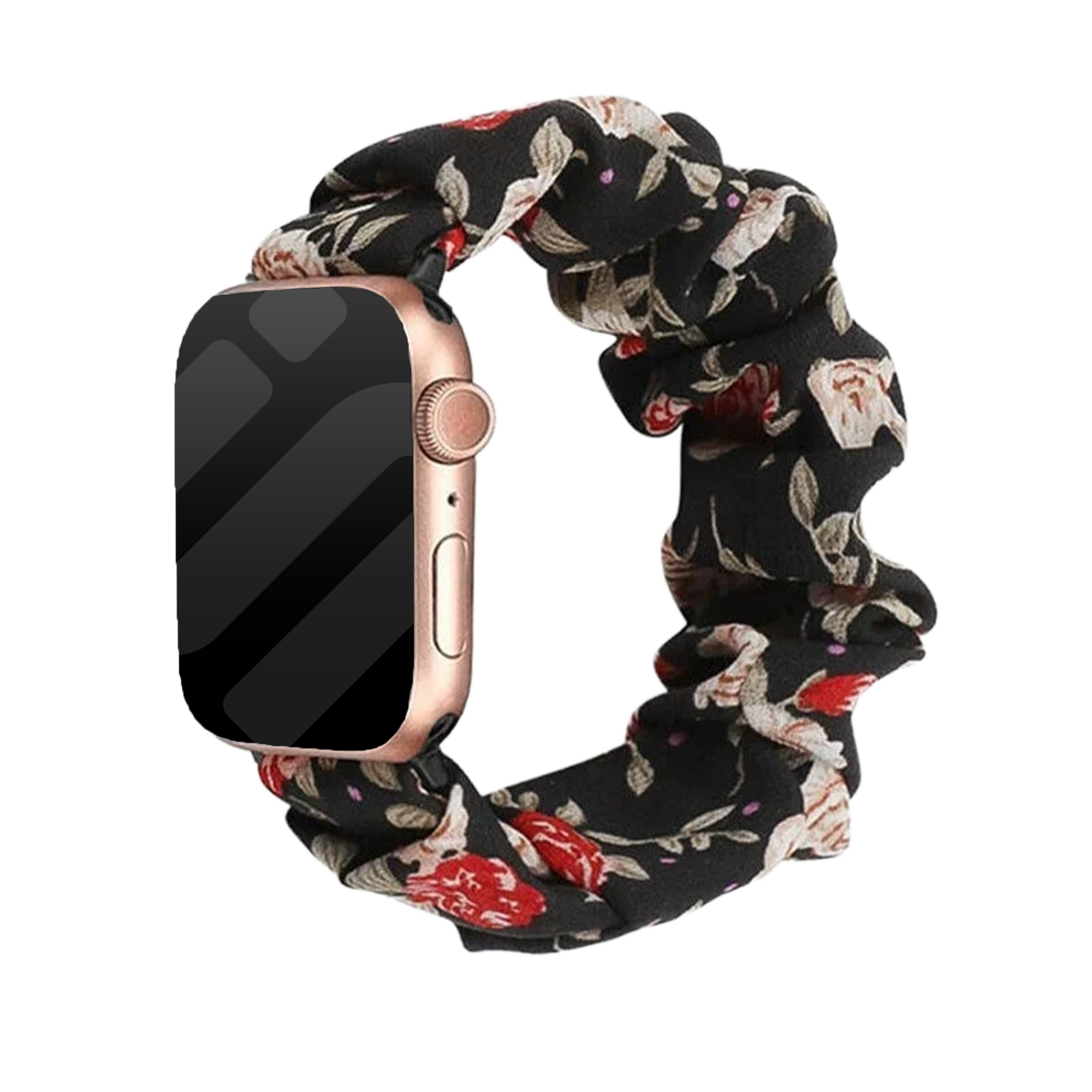 Apple Watch Scrunchie Armband (Blumen)