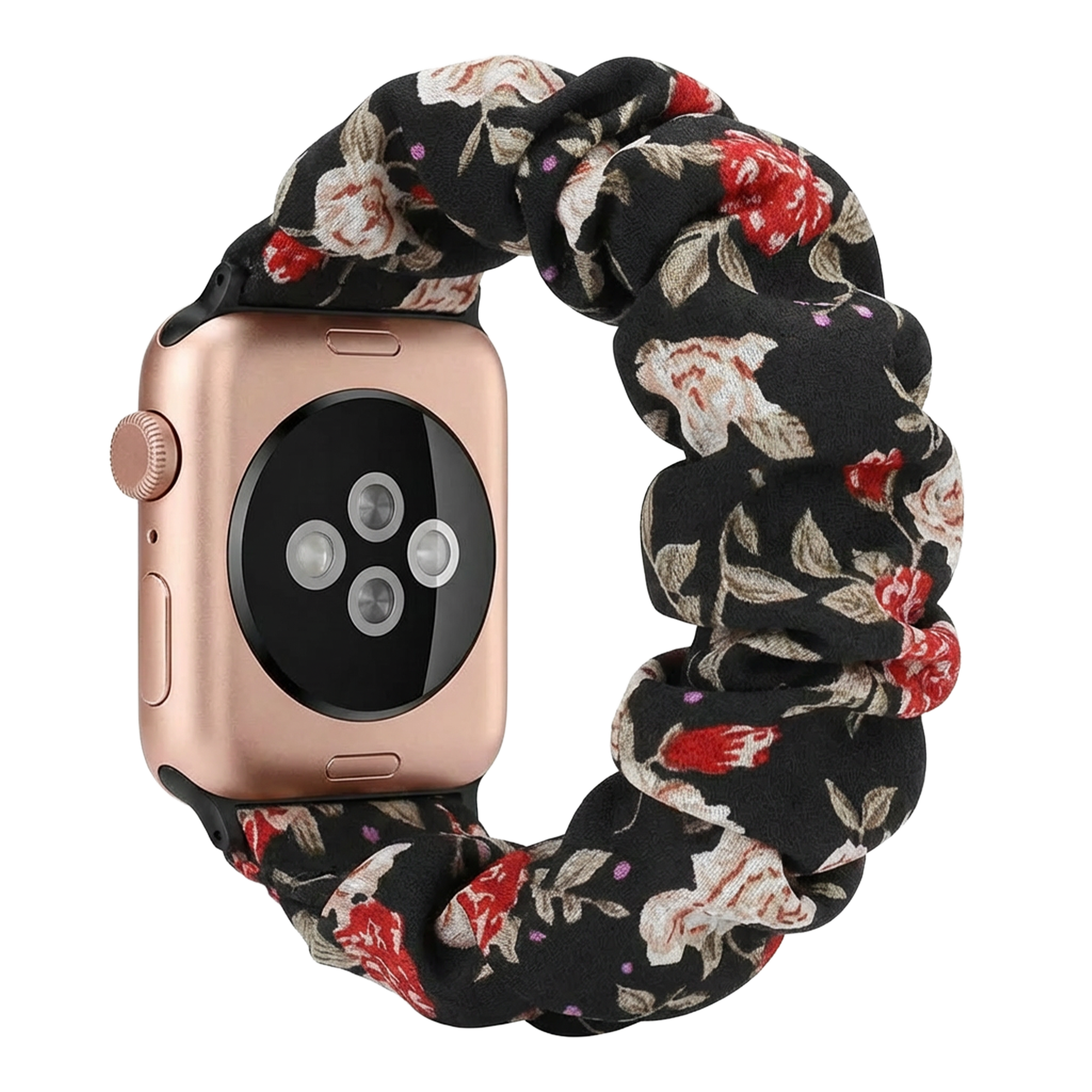 Apple Watch Scrunchie Armband (Blumen)