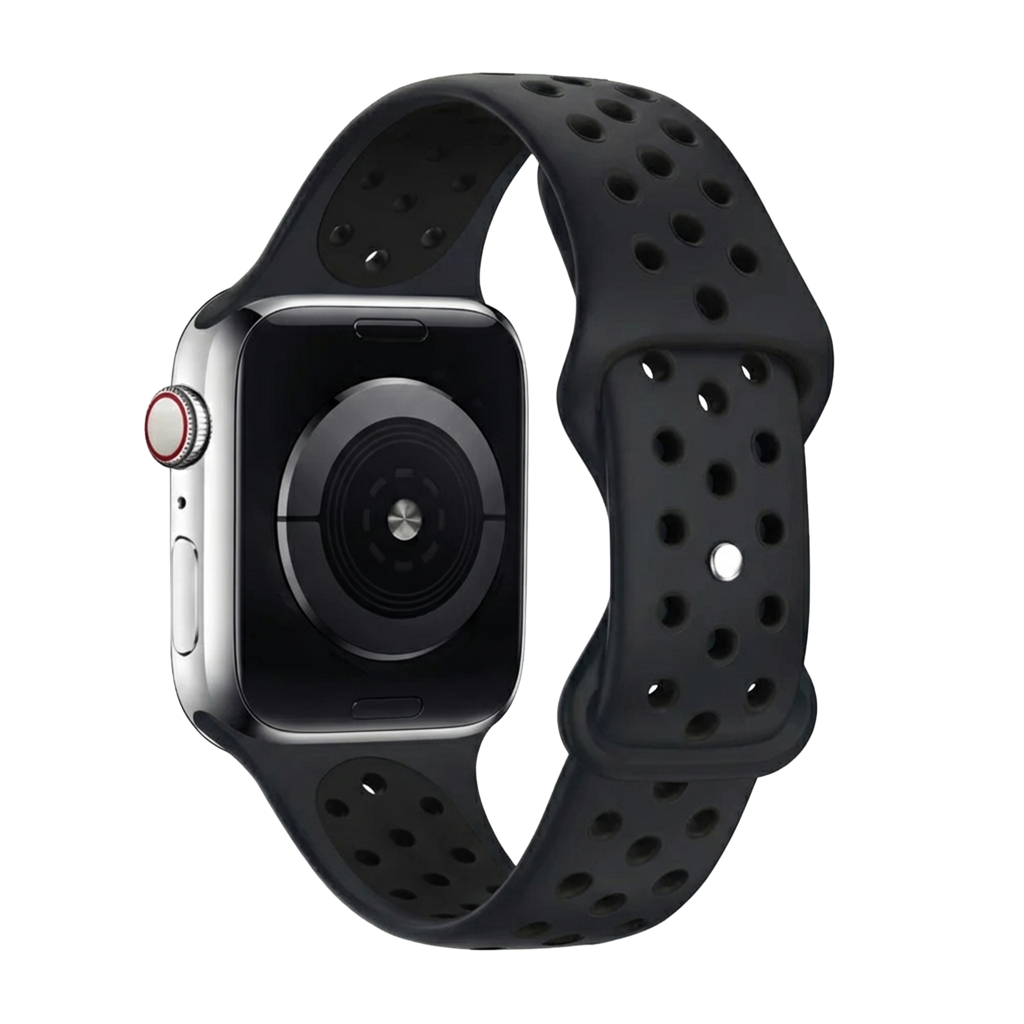 Apple Watch Sportarmband (Dunkelgrau/Schwarz)