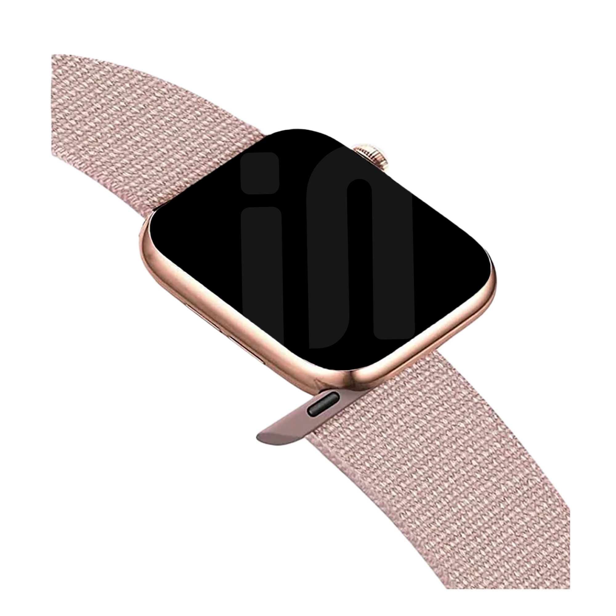 Apple Watch Nylonarmband (Hellrosa)