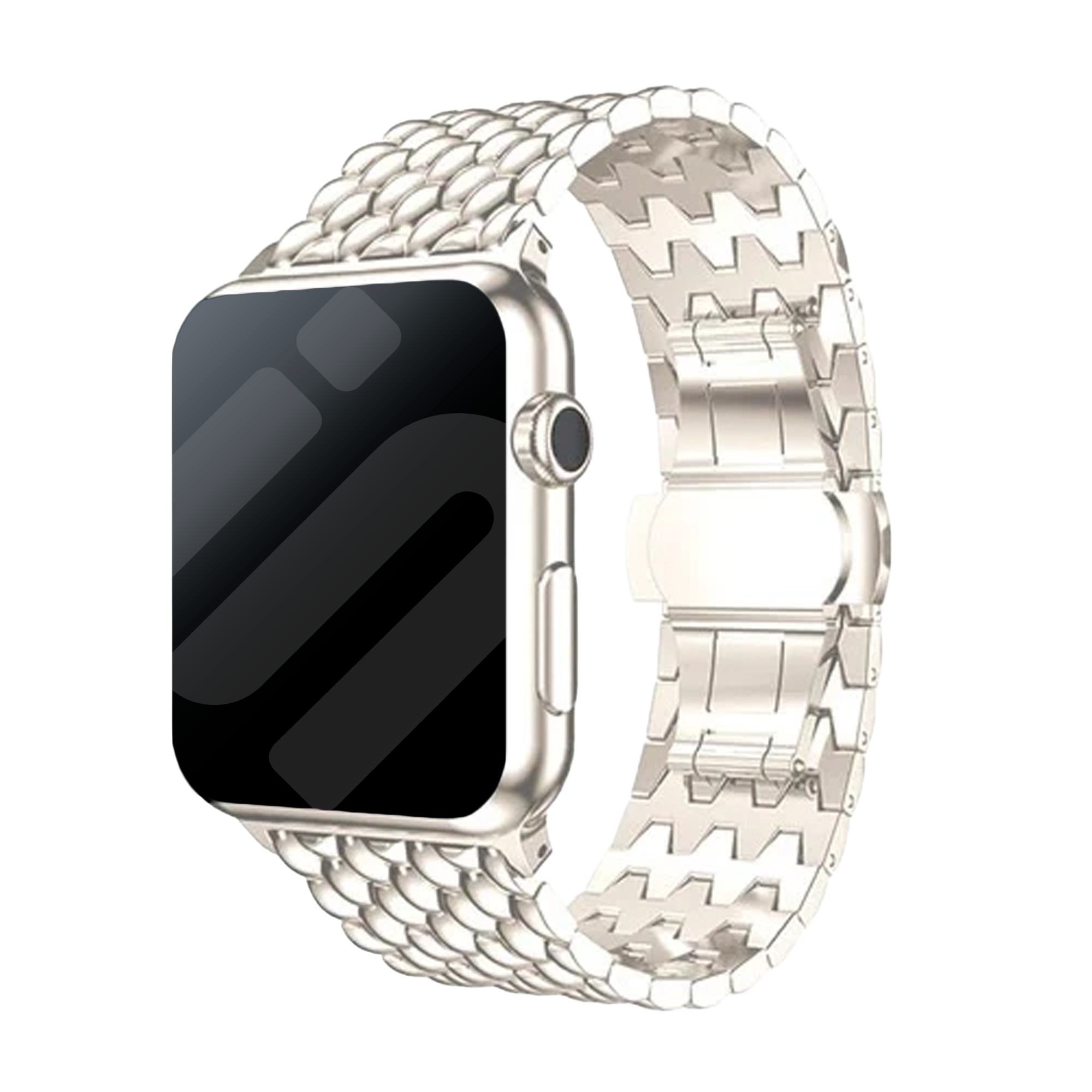 Apple Watch Drache Gliederarmband (Polarstern)