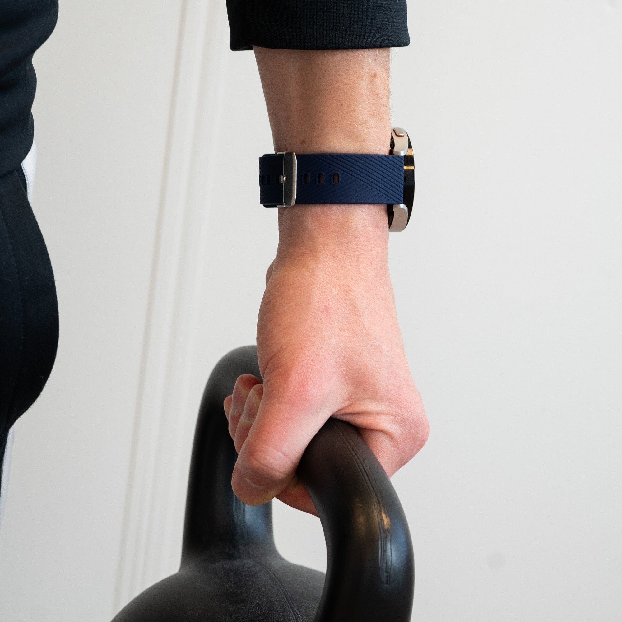 Bandz Suunto 9 Peak Pro Silikonarmband 'Deluxe' (Dunkelblau)