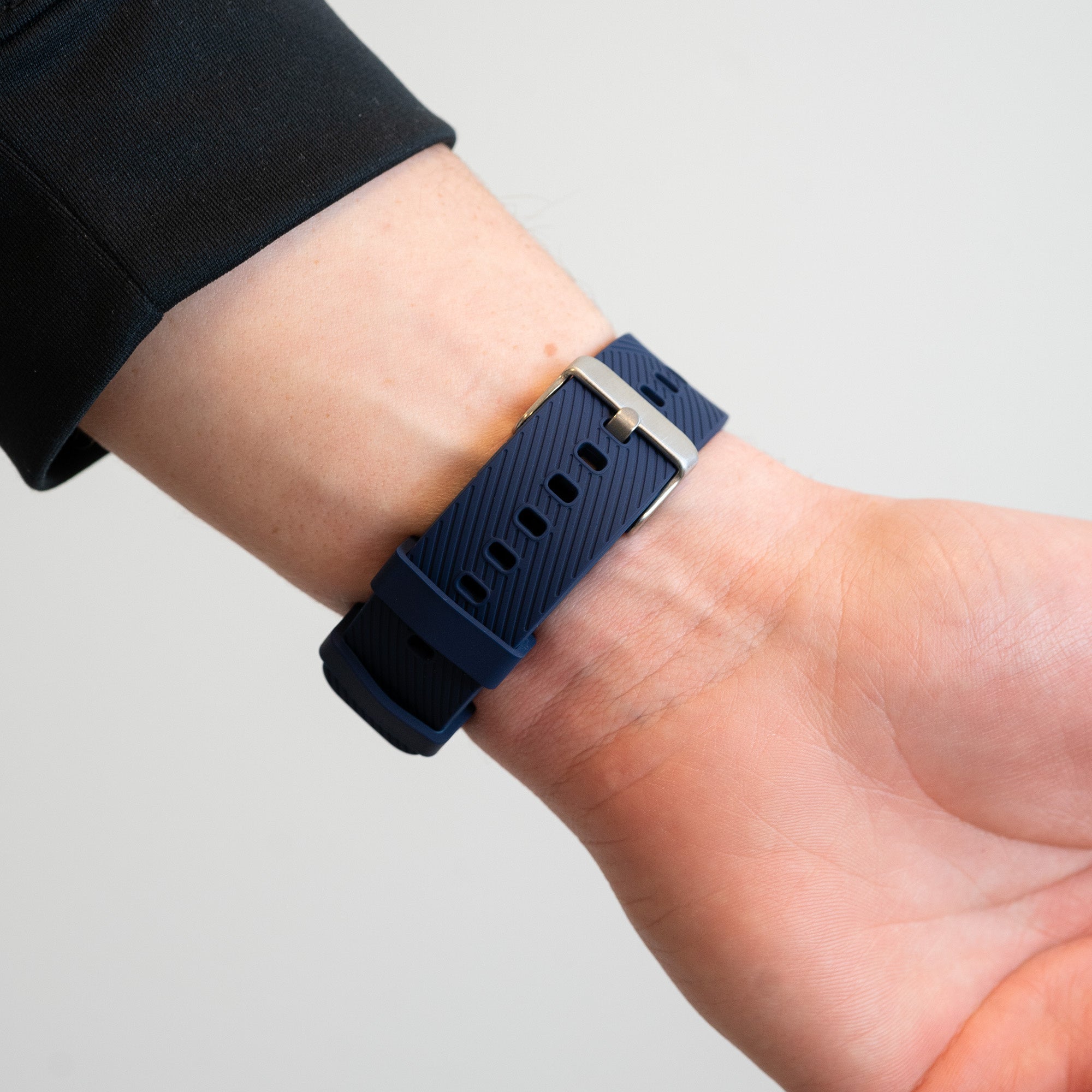 Bandz Amazfit Active 2 Silikonarmband 'Deluxe' (Dunkelblau)