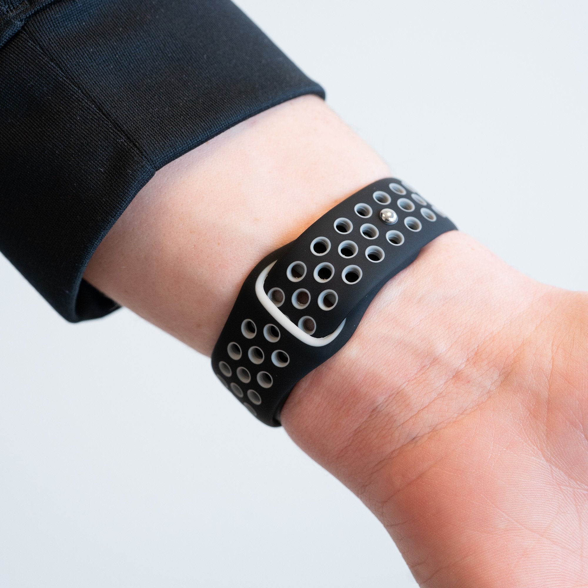 Bandz Redmi Watch 5 Active Sportarmband 'Deluxe' (Schwarz/Grau)