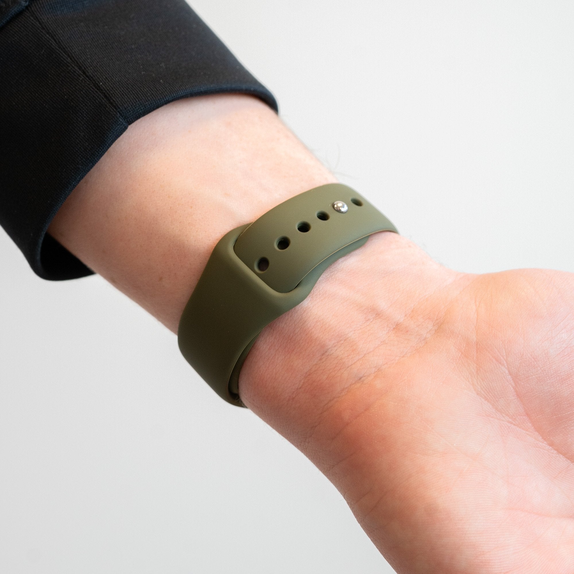 Bandz Huawei Watch GT 5 - 46mm Sportarmband 'Deluxe' (Olivgrün)