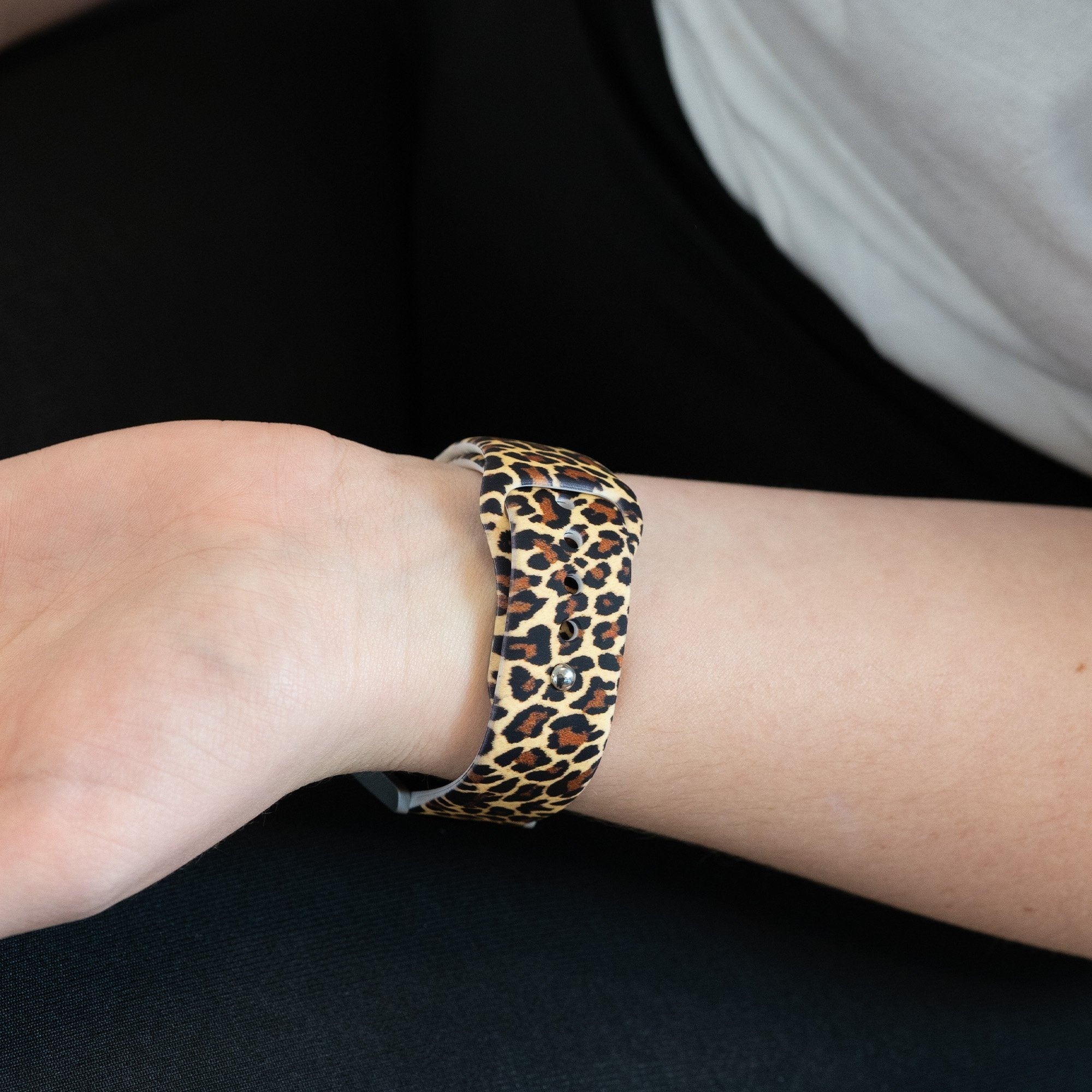 Bandz Coros Apex 42mm Silicone Strap 'Leopard'
