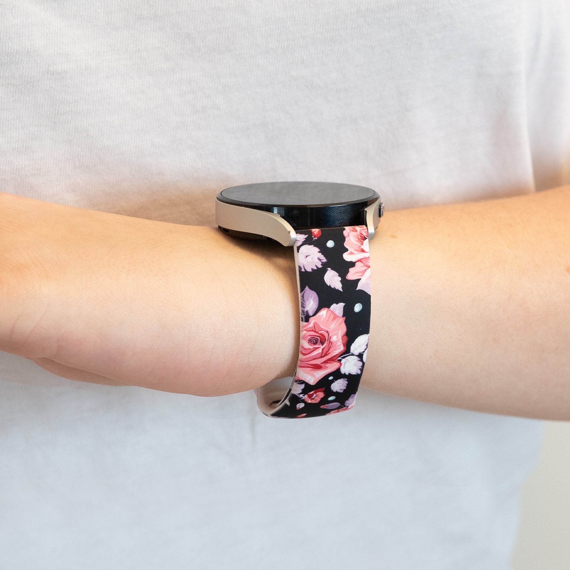 Bandz Coros Apex 2 Silicone Strap 'Flowers'