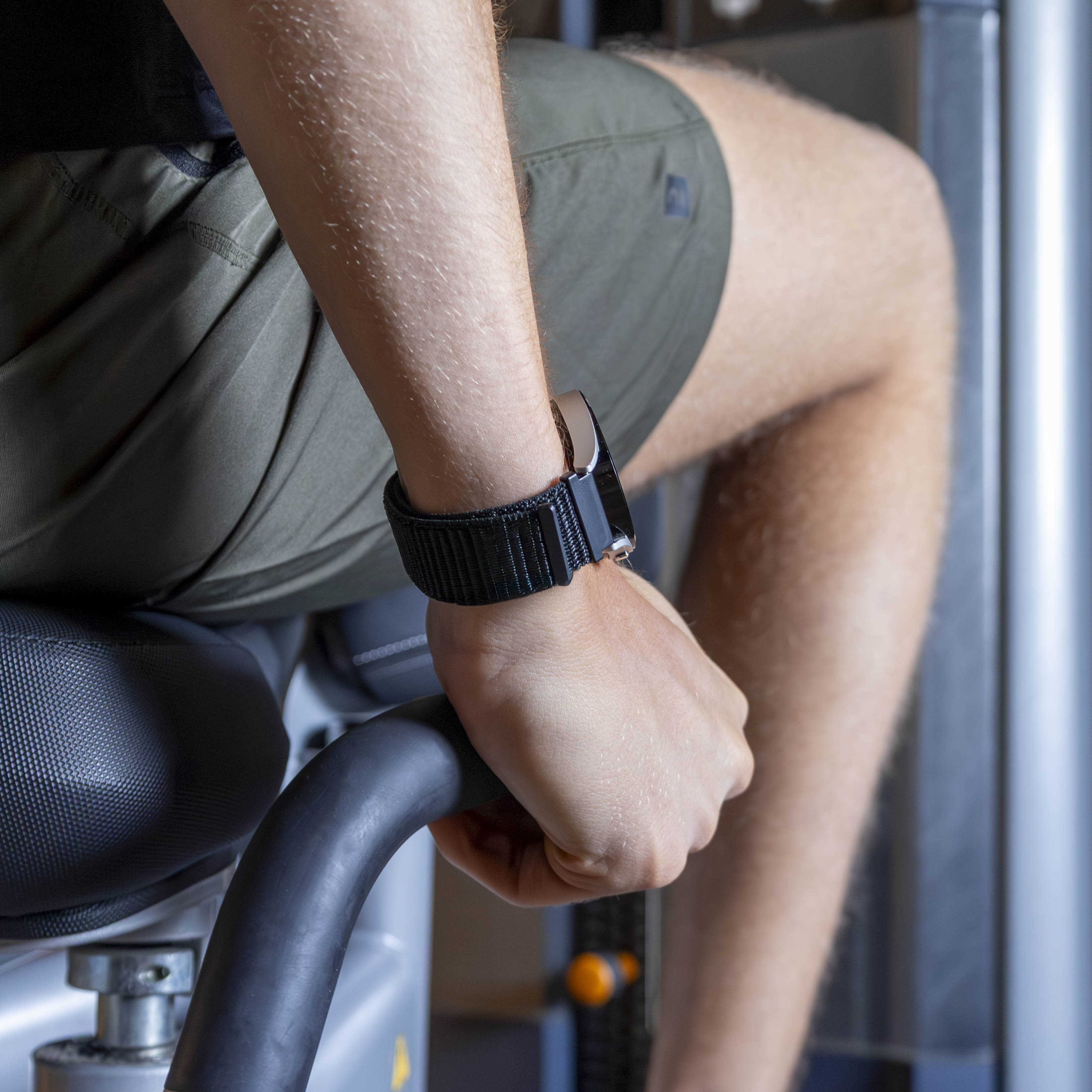 Bandz Coros Apex 2 Nylon Loop Armband (Schwarz)